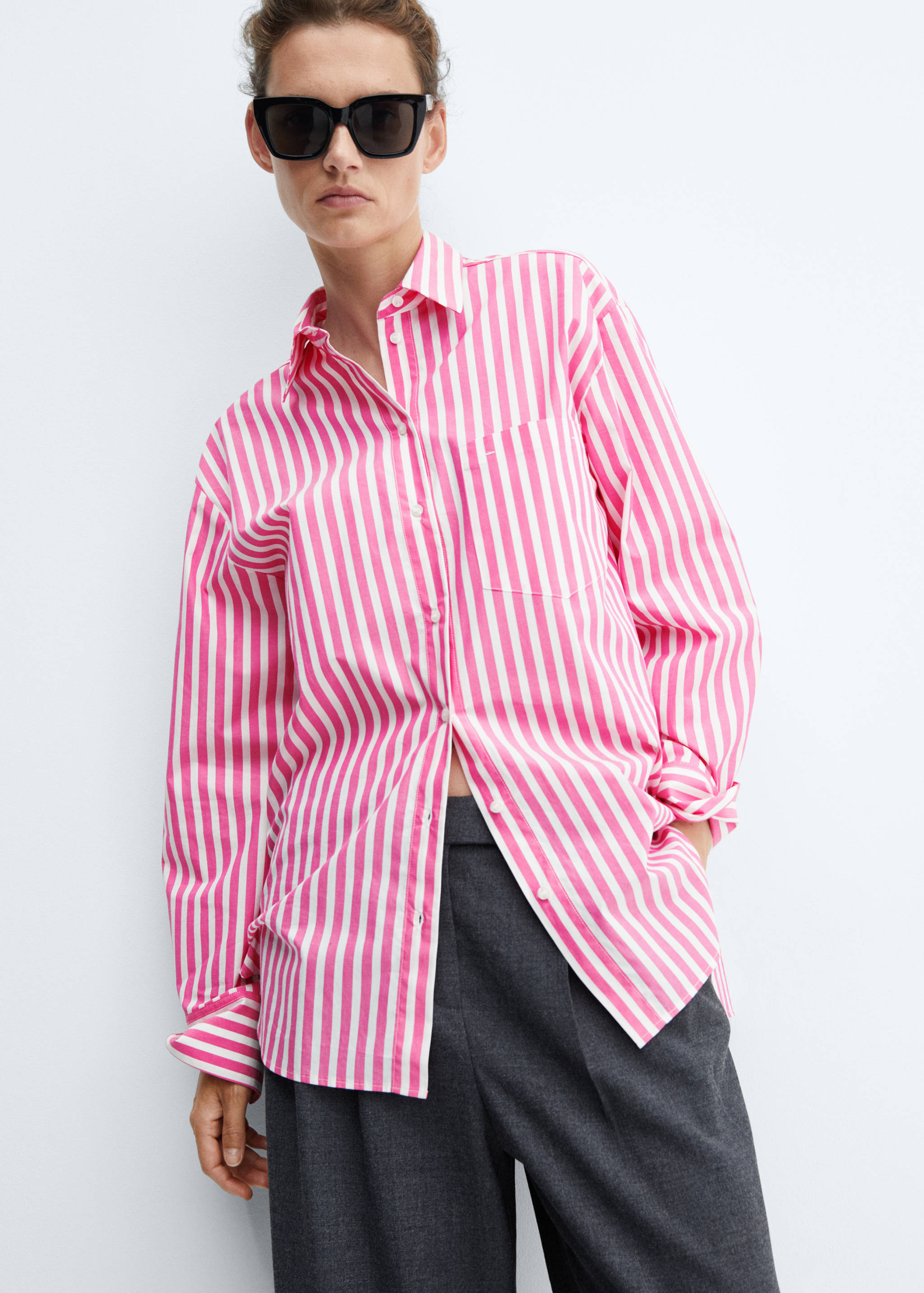 Pocket oversize shirt - Medium plane