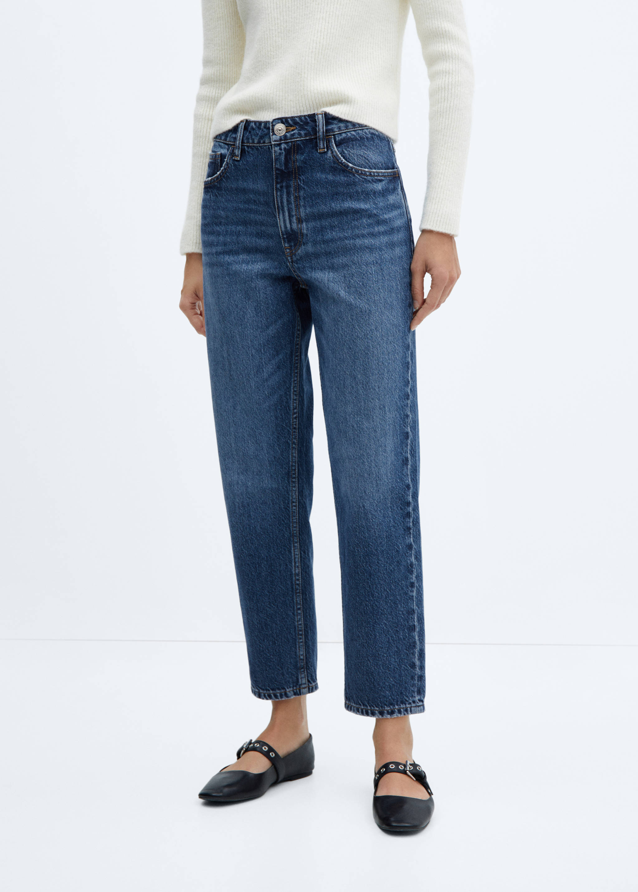Mom2000 high-rise jeans - Medium plane