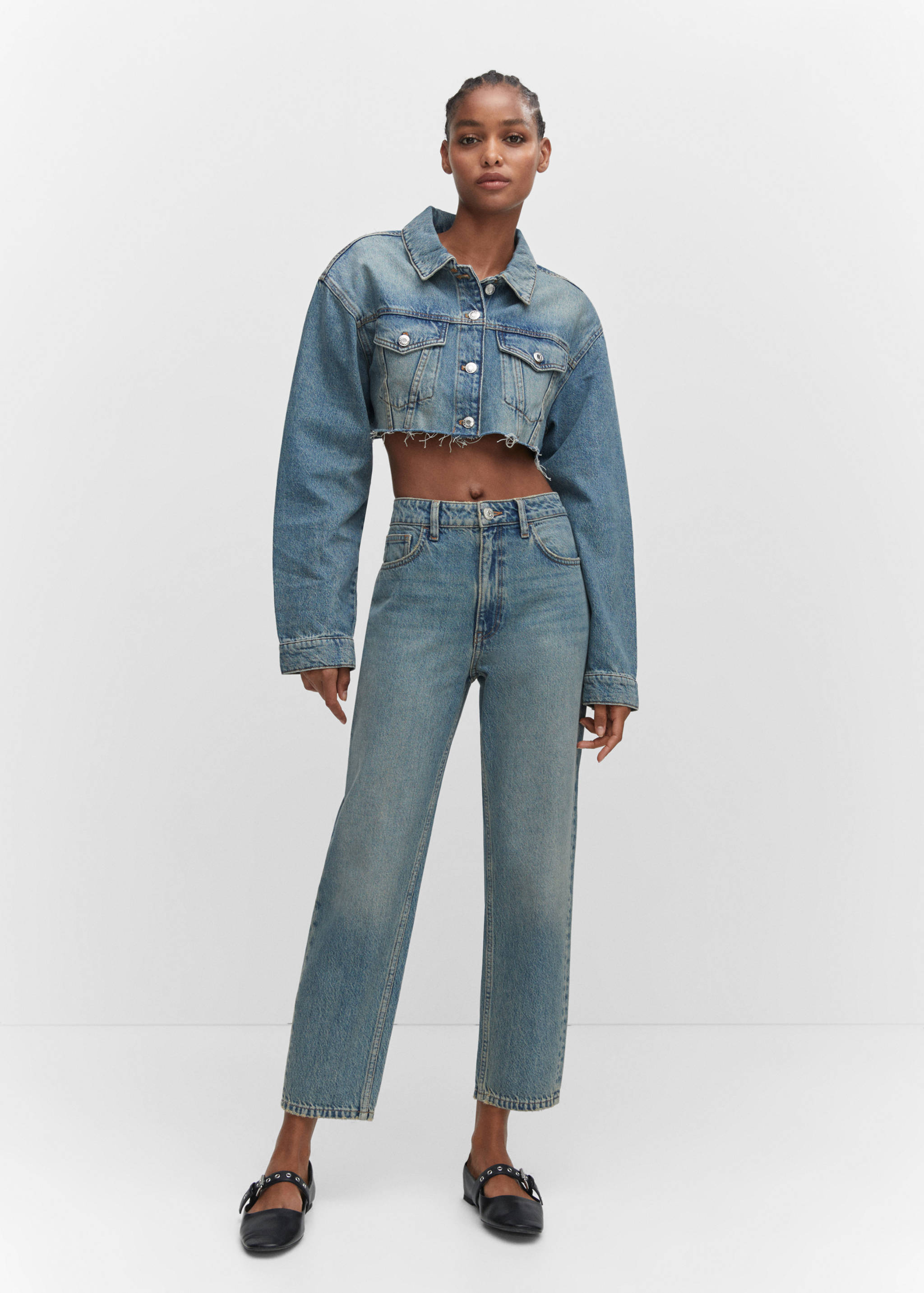Mom-Jeans mit hohem Bund Mom2000 - Allgemeine Ansicht