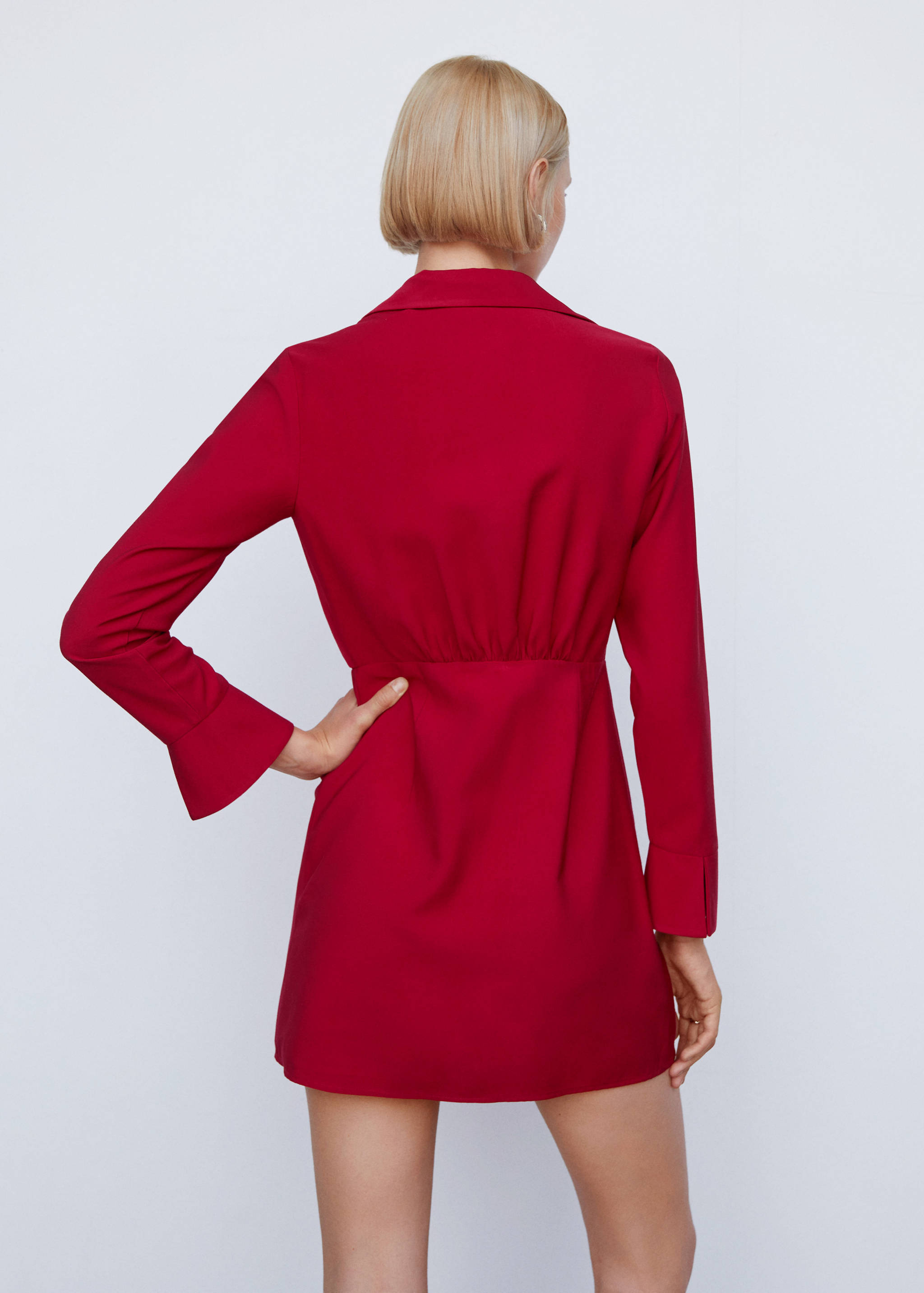 Pólóruha csomós részlettel - A cikk hátulja