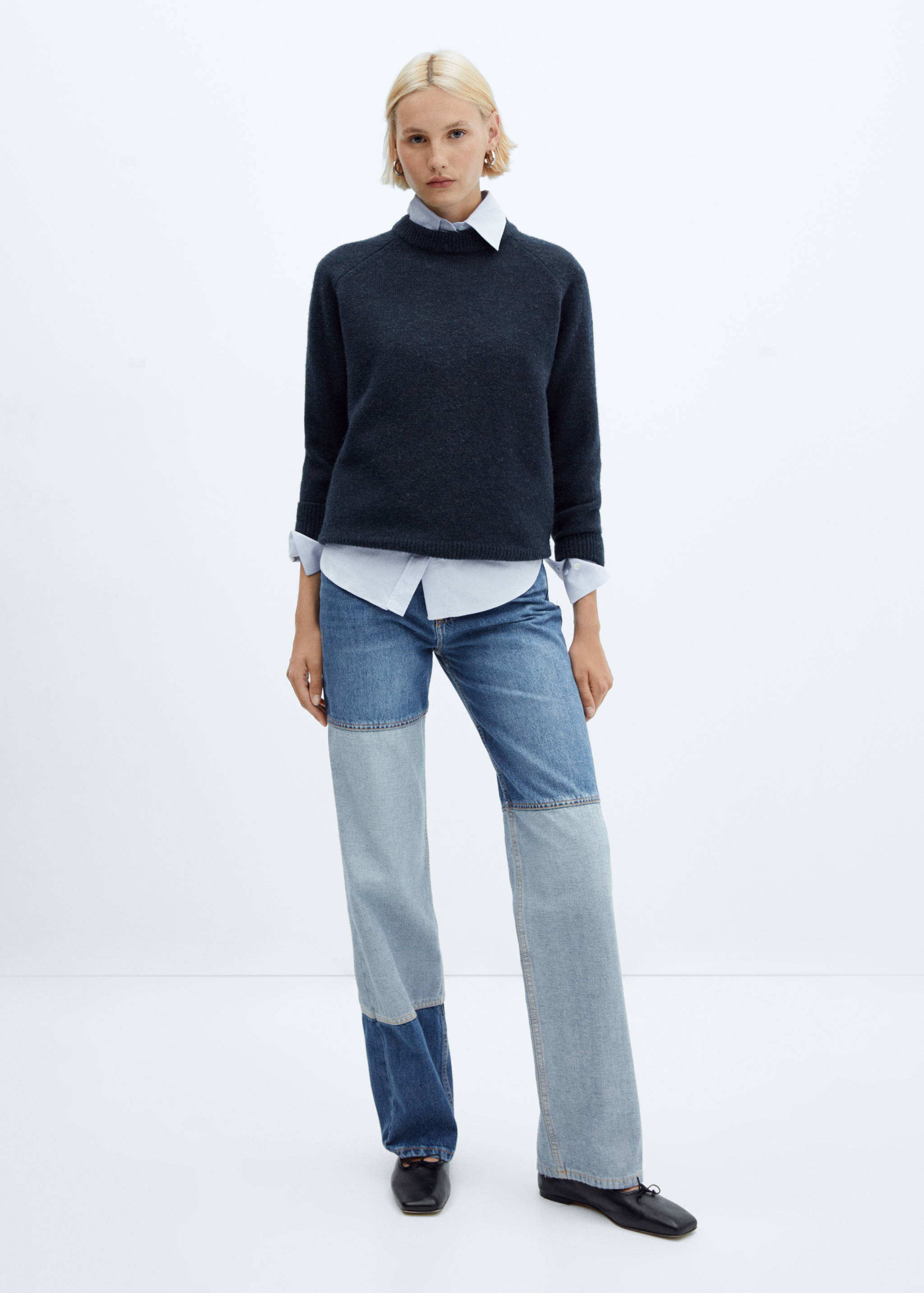 Jean wideleg patchwork - Plan général