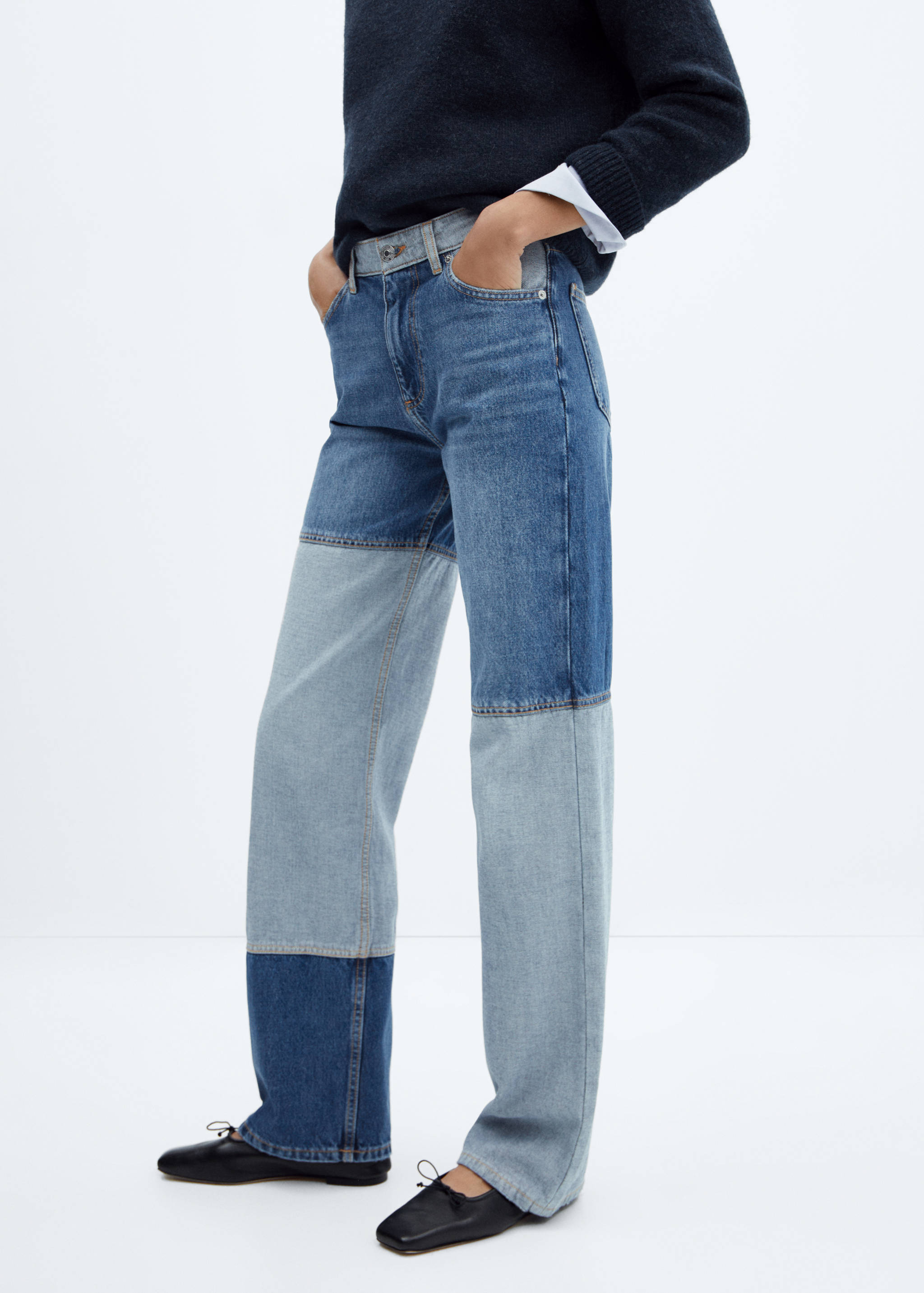 Jean wideleg patchwork - Détail de l'article 6