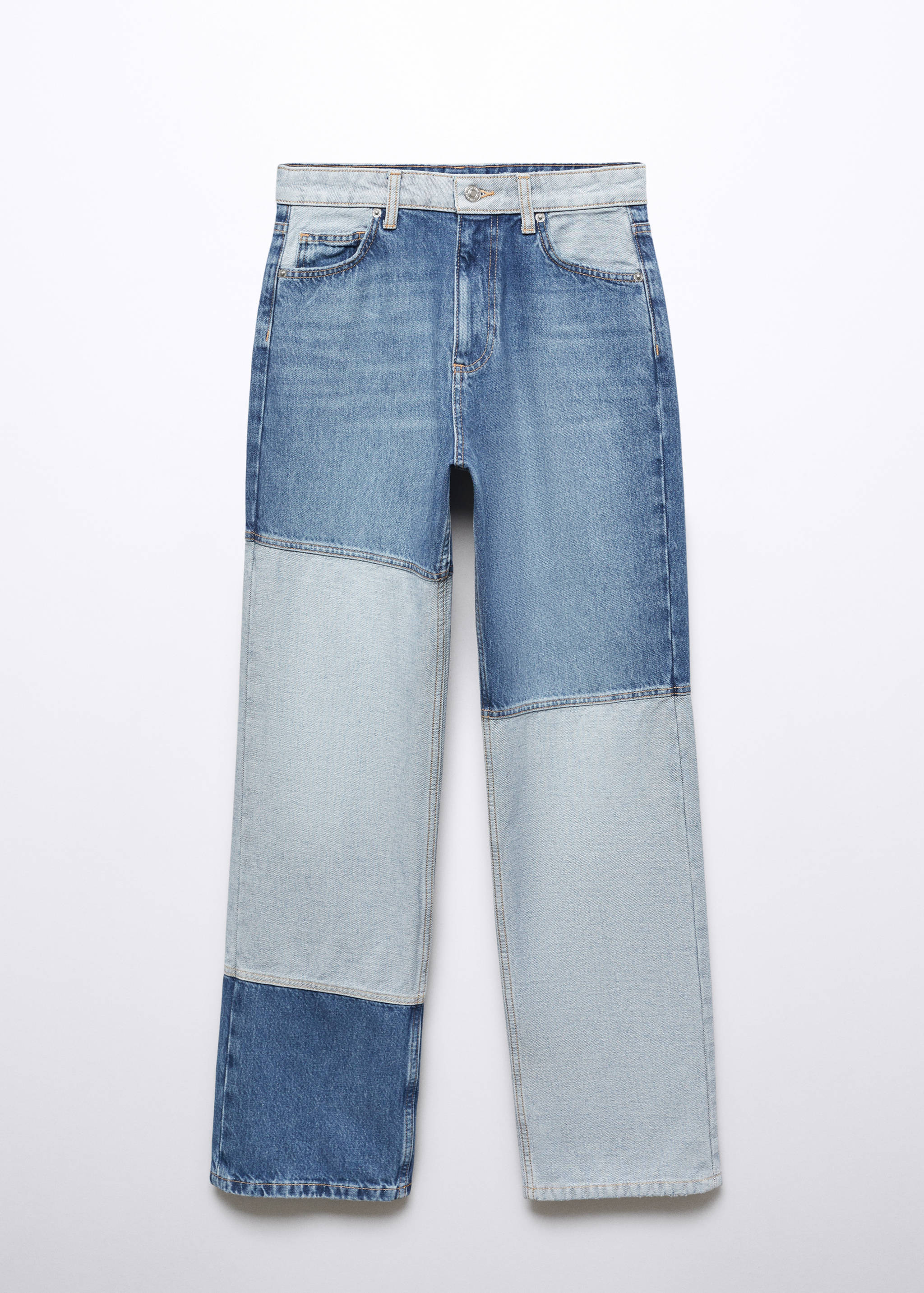 Jean wideleg patchwork - Article sans modèle