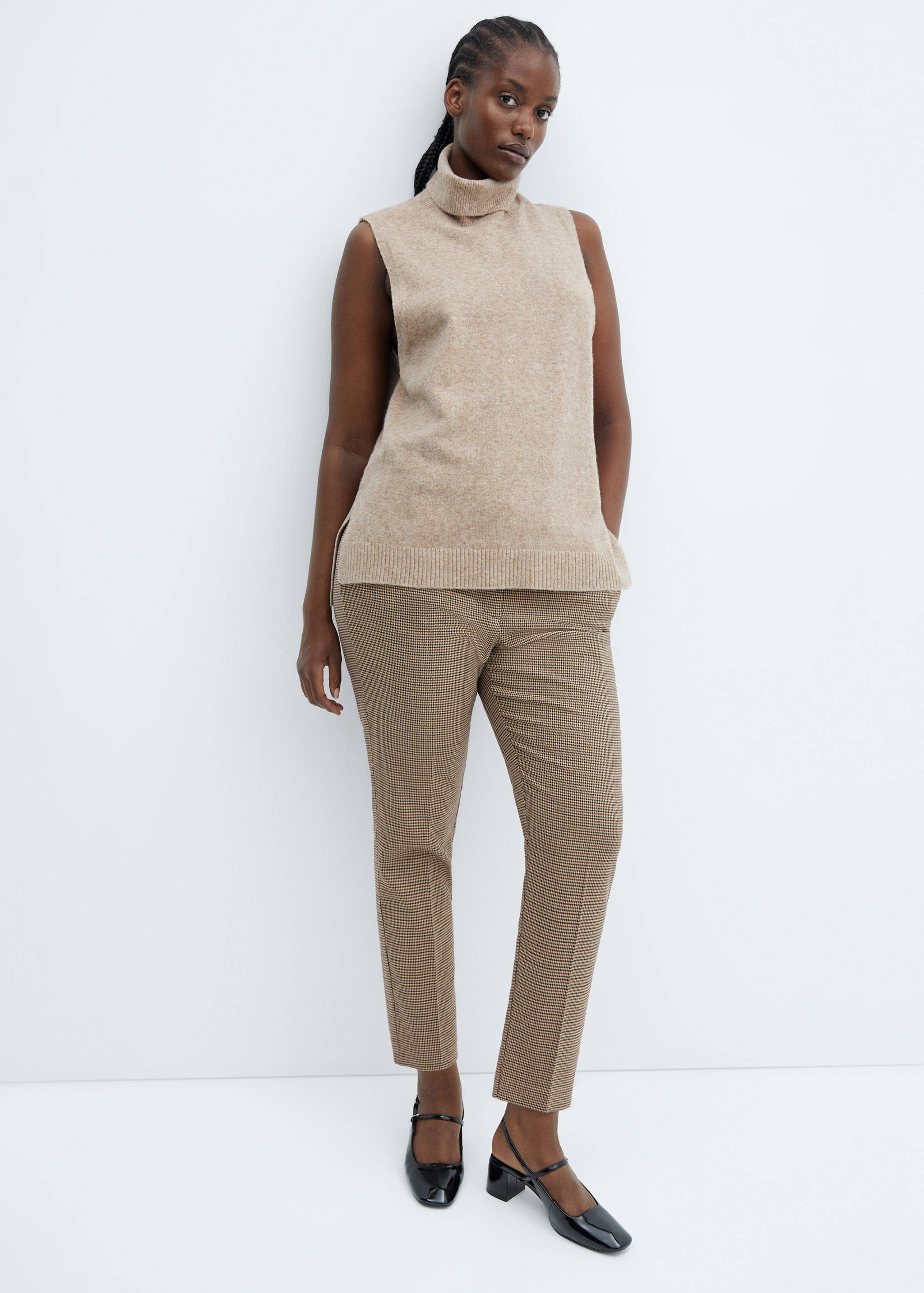 Skinny Hose mit mittelhohem Bund - Detail des Artikels 4