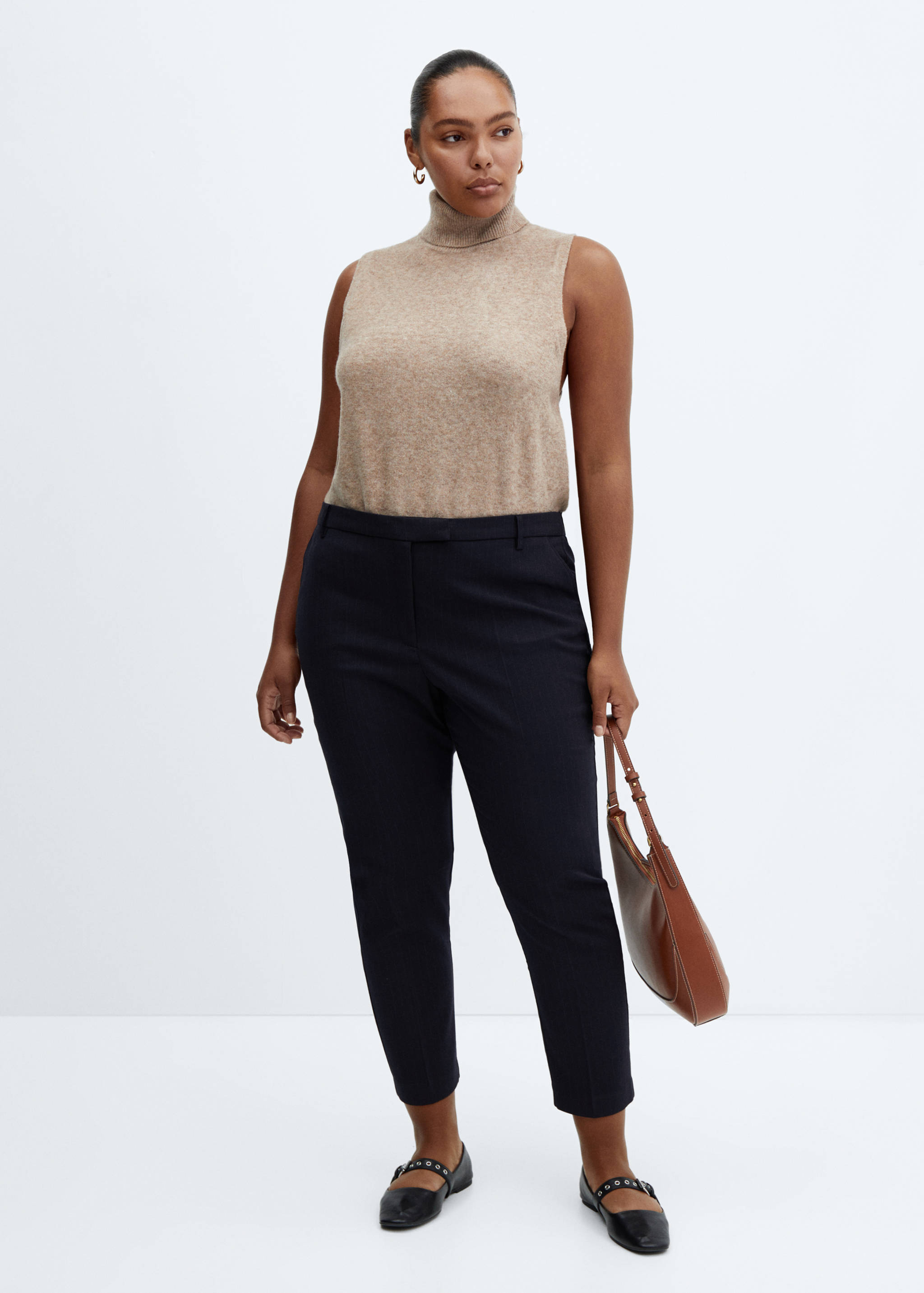 Skinny Hose mit mittelhohem Bund - Detail des Artikels 3