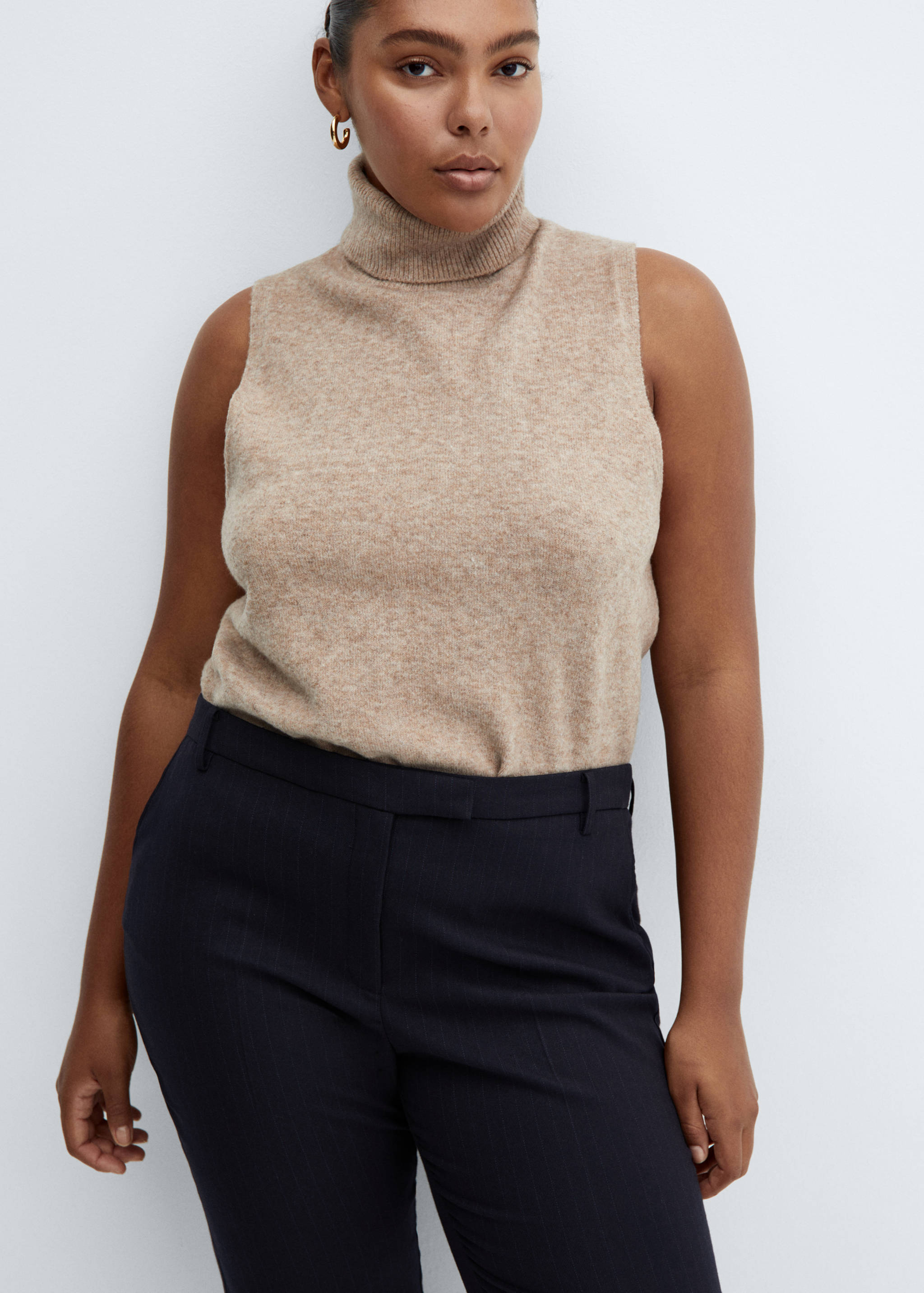 Skinny Hose mit mittelhohem Bund - Detail des Artikels 4