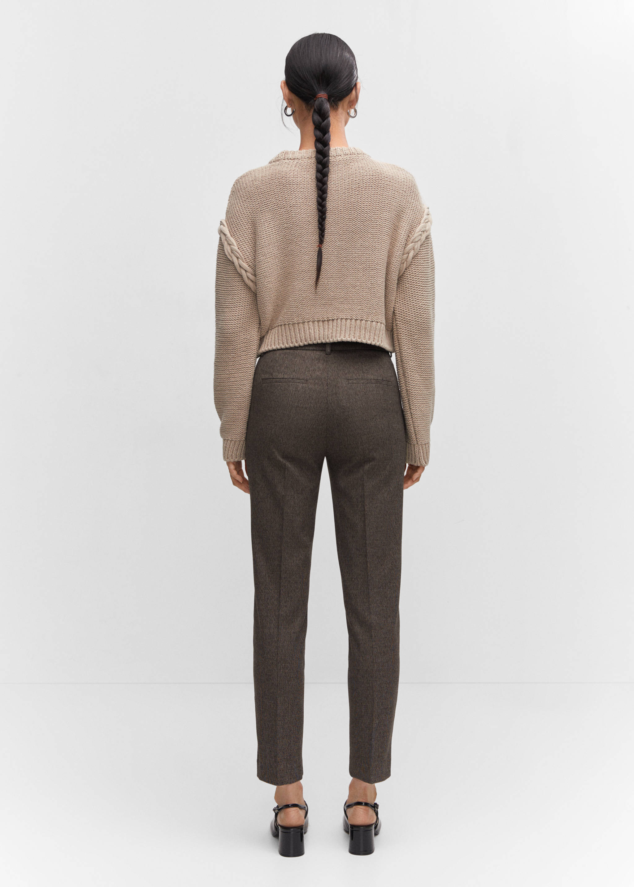 Skinny Hose mit mittelhohem Bund - Detail des Artikels 1