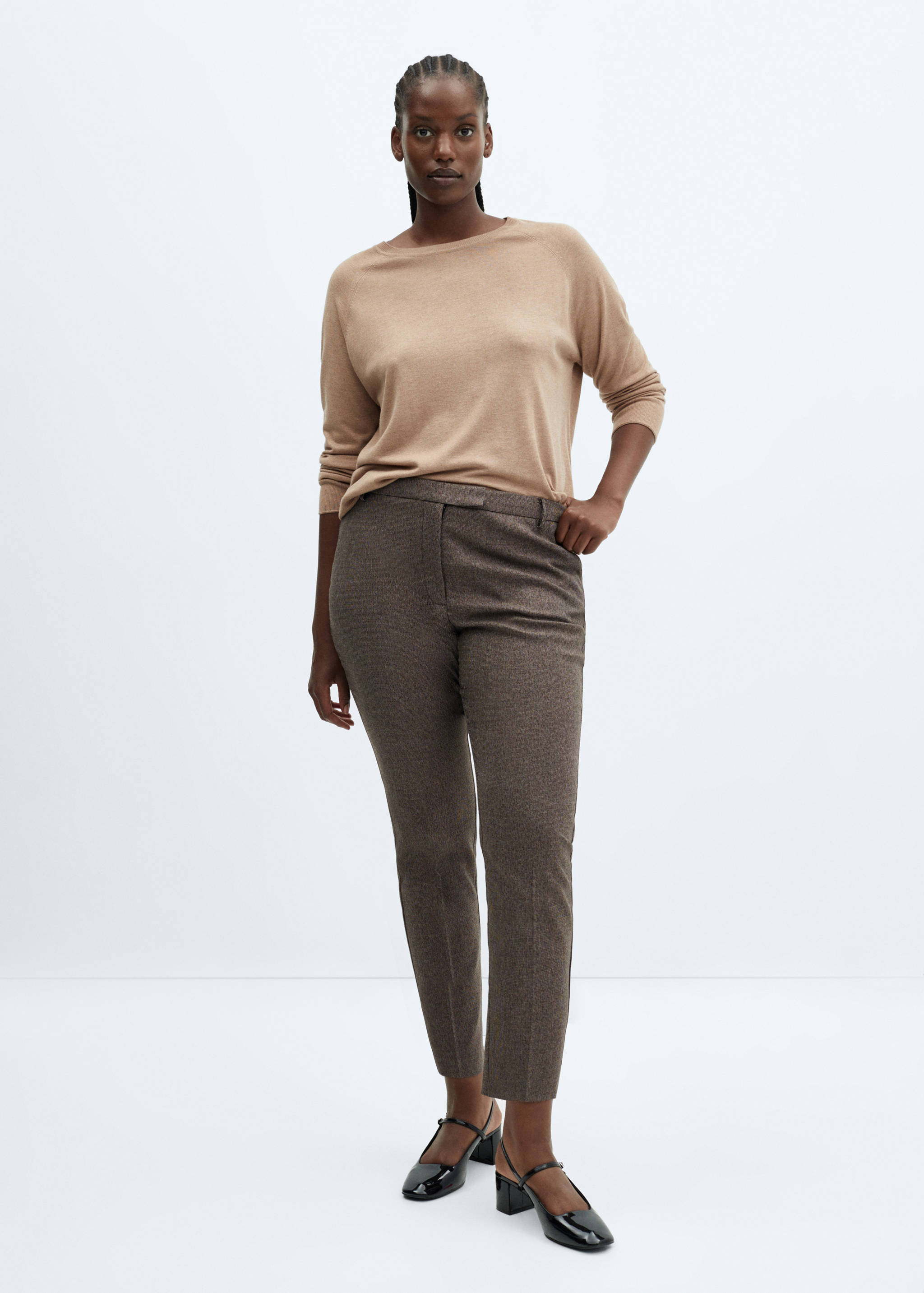 Skinny Hose mit mittelhohem Bund - Detail des Artikels 3