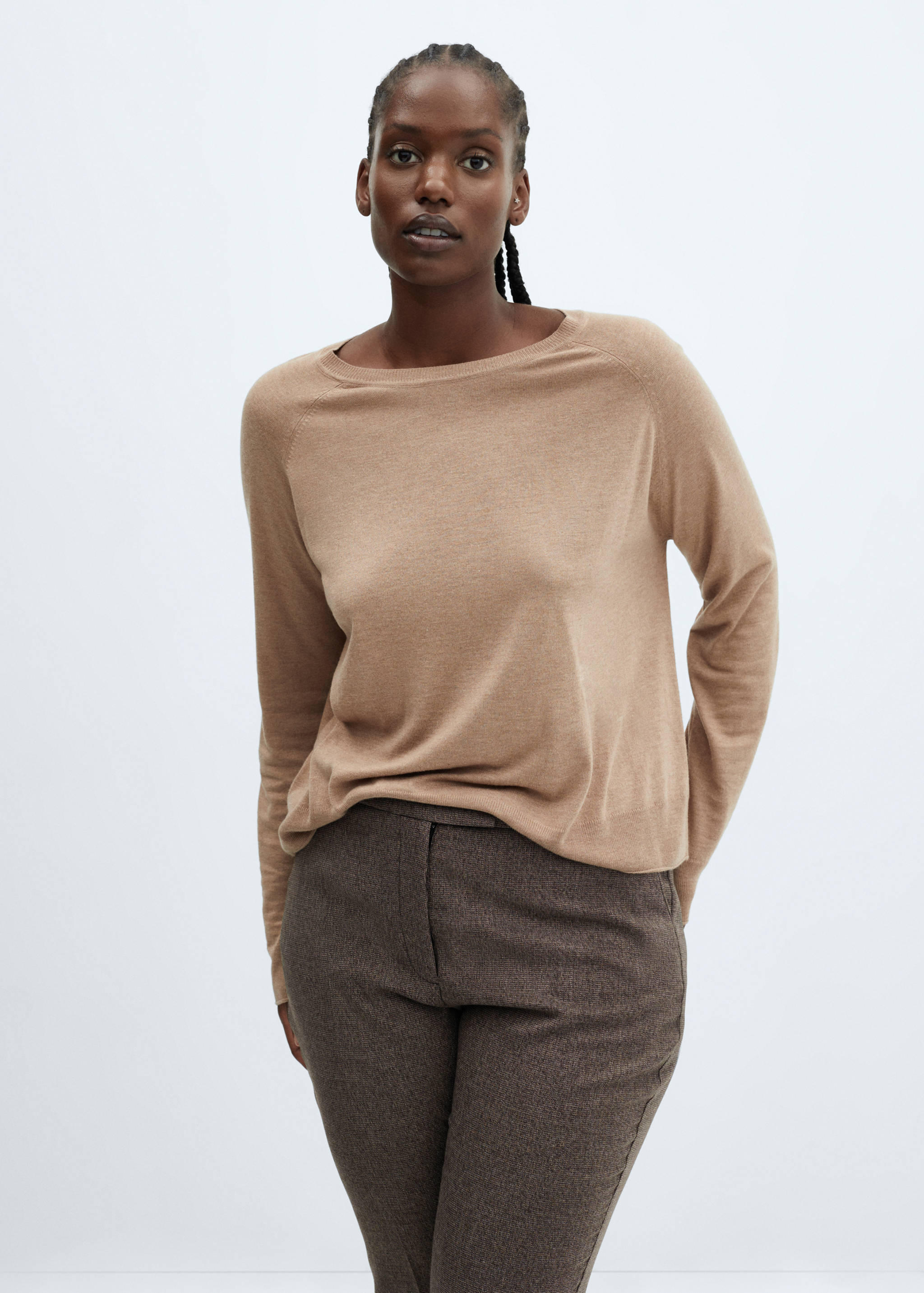 Skinny Hose mit mittelhohem Bund - Detail des Artikels 5