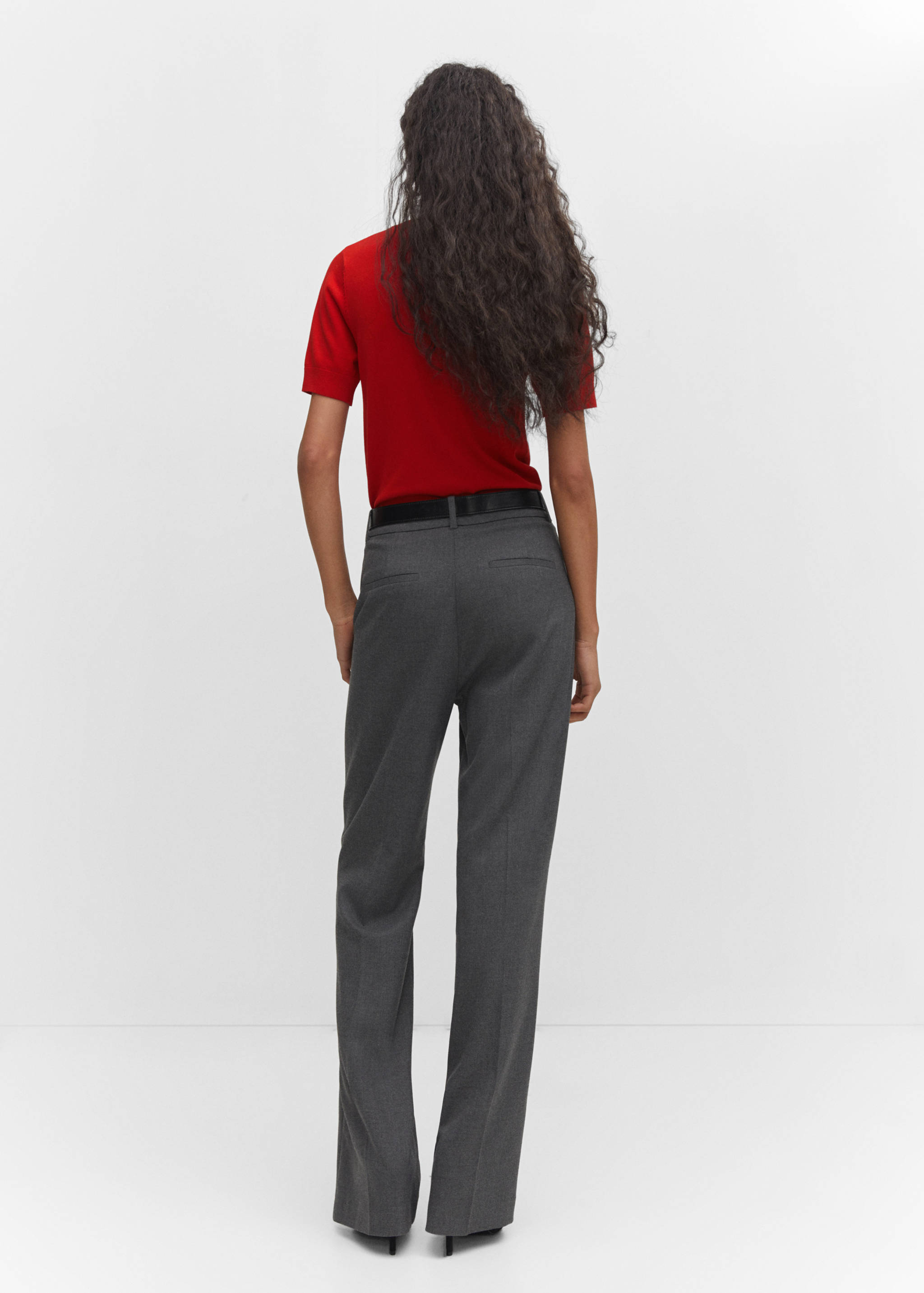 Short sleeve sweater - Reverse of the article