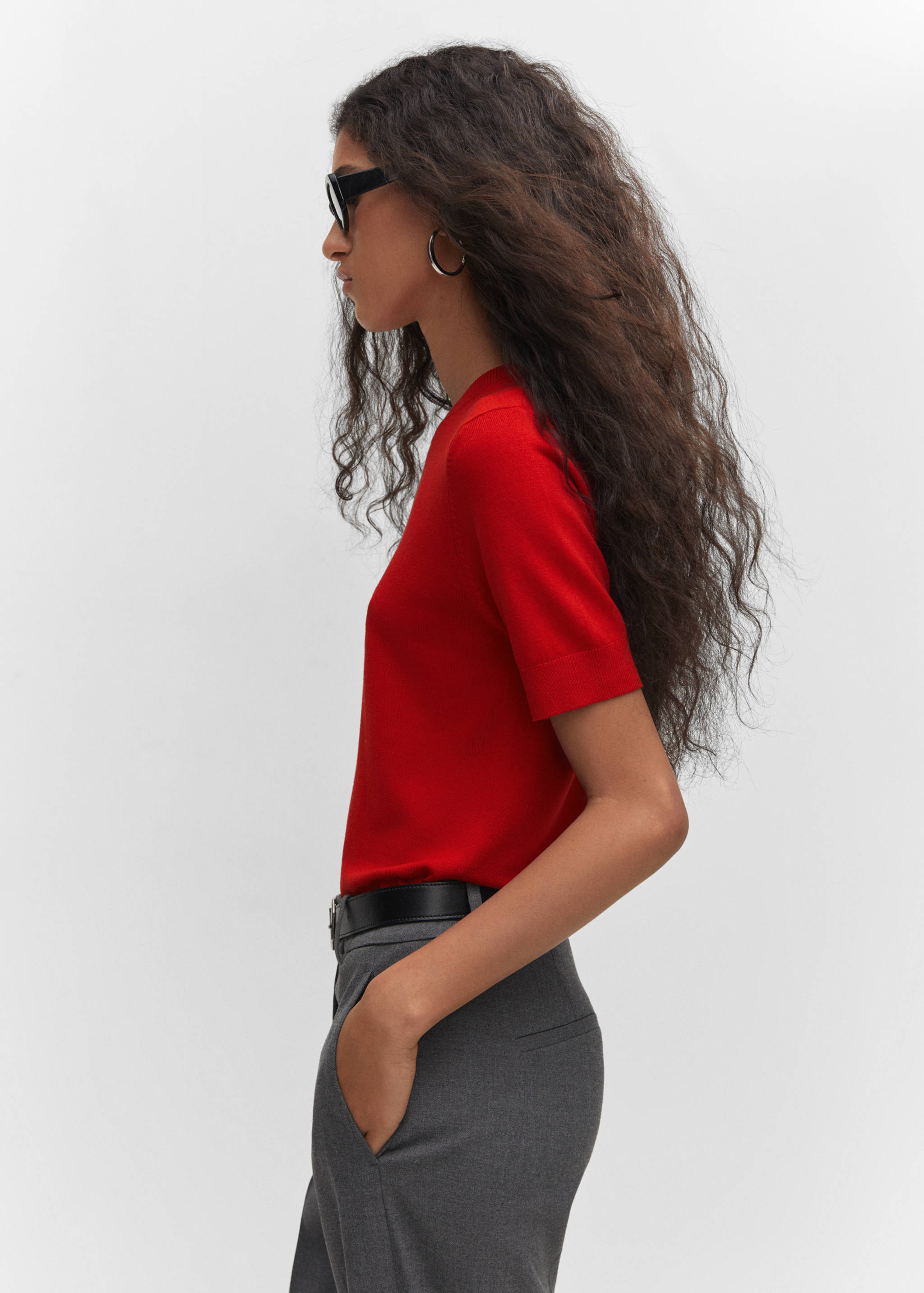 Short sleeve sweater - Details of the article 2