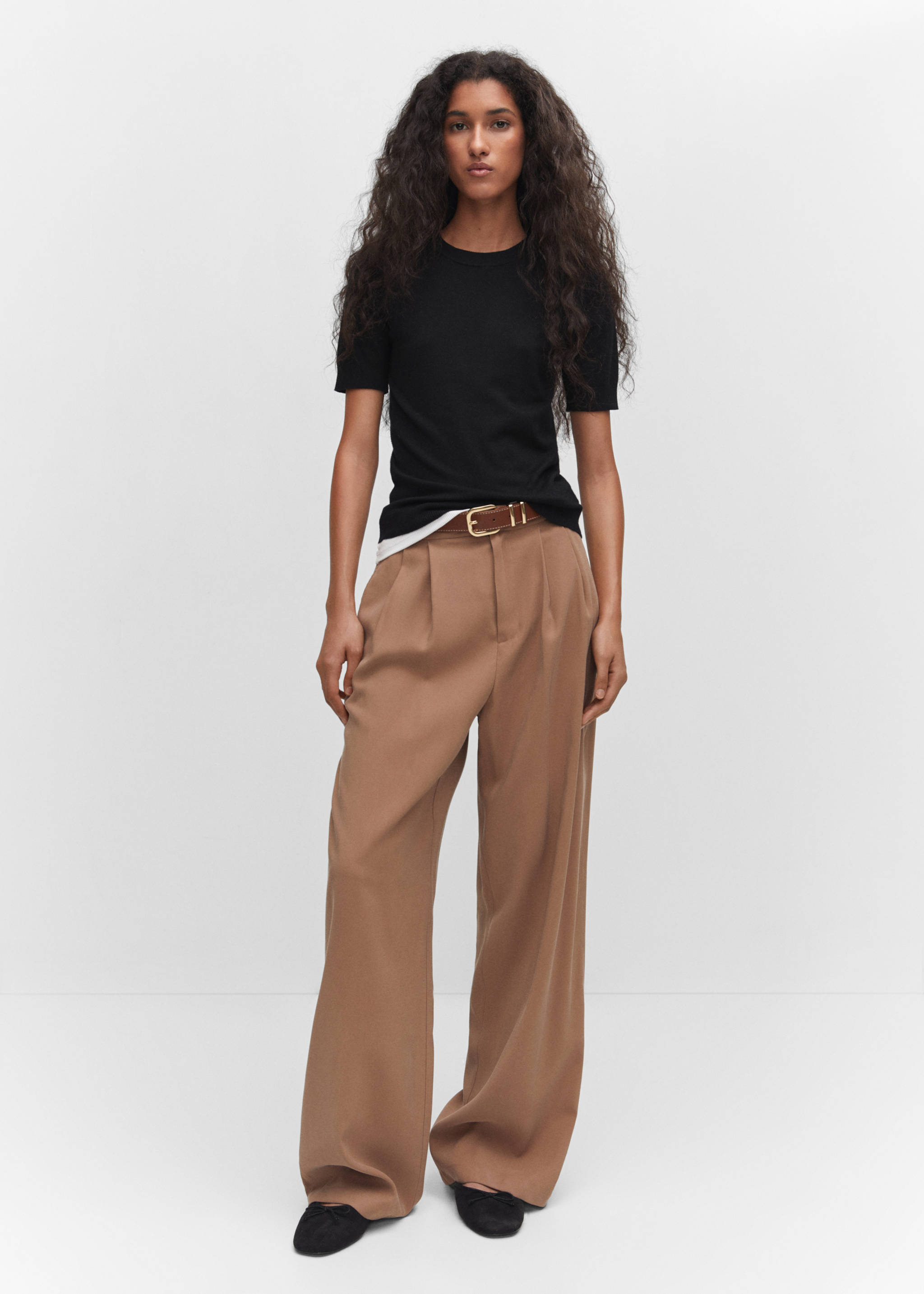 Short sleeve sweater - General plane