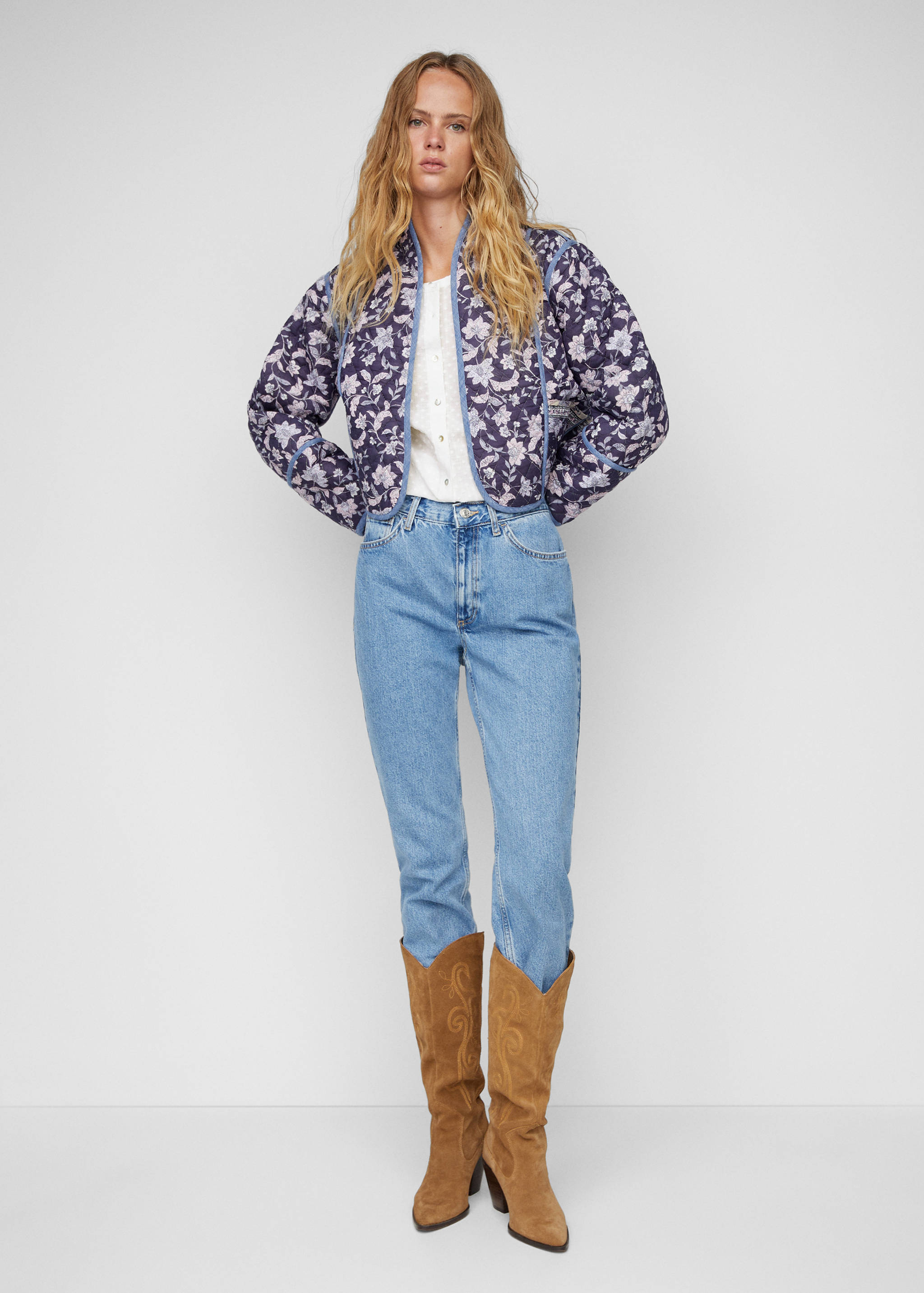 Blusa algodón plumeti - Plano general