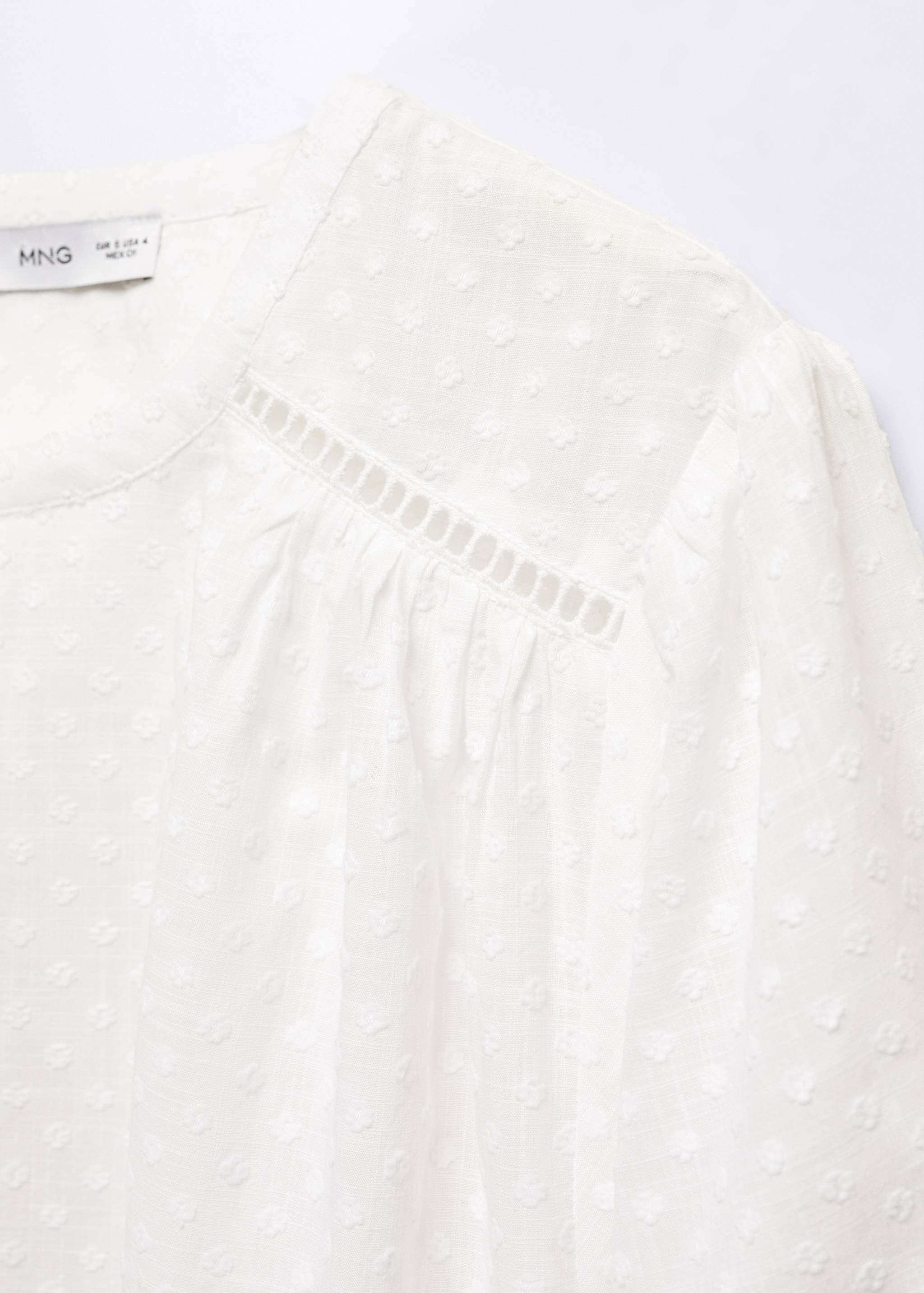Blusa algodón plumeti - Detalle del artículo 8