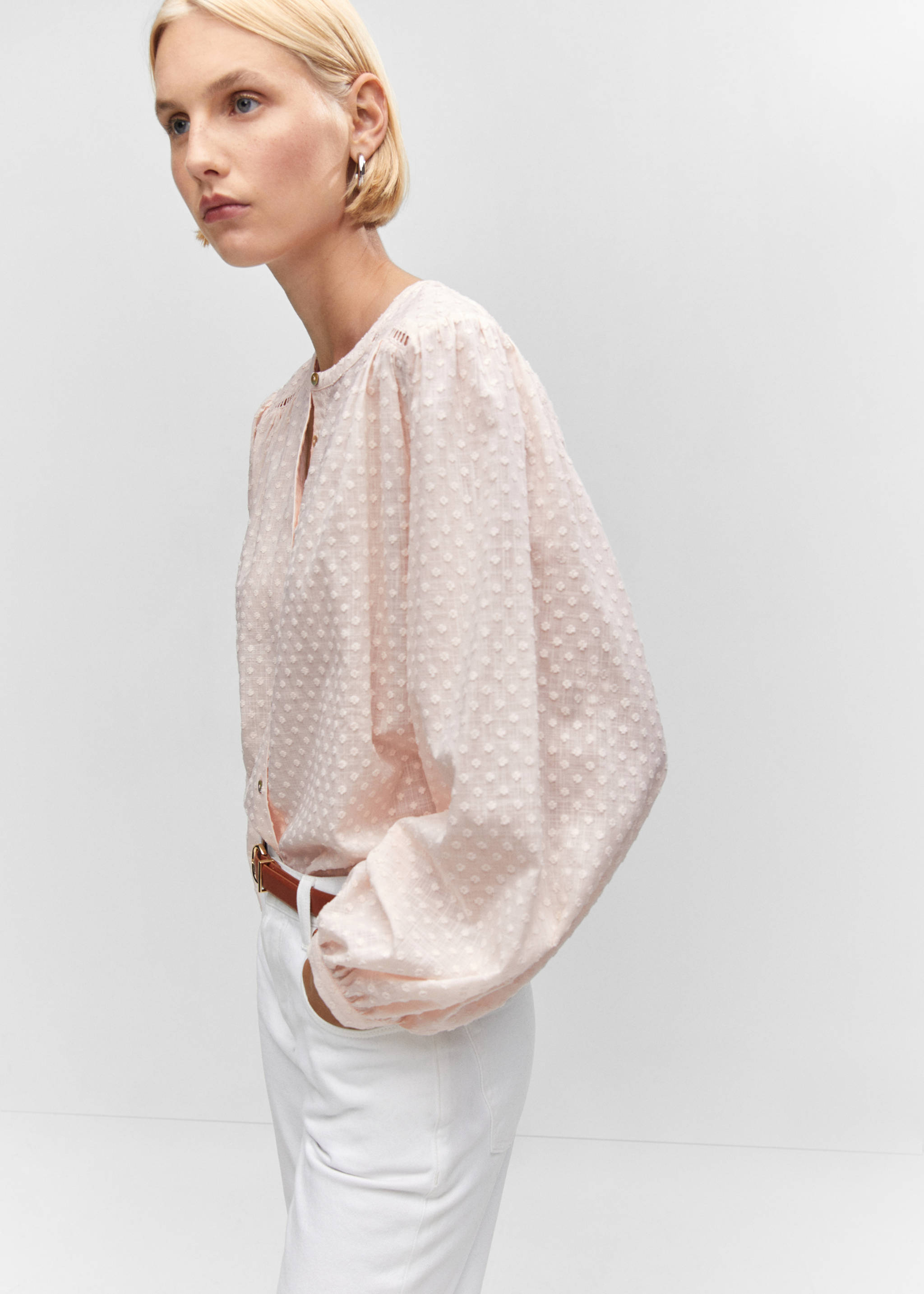 Plumeti cotton blouse - Details of the article 1