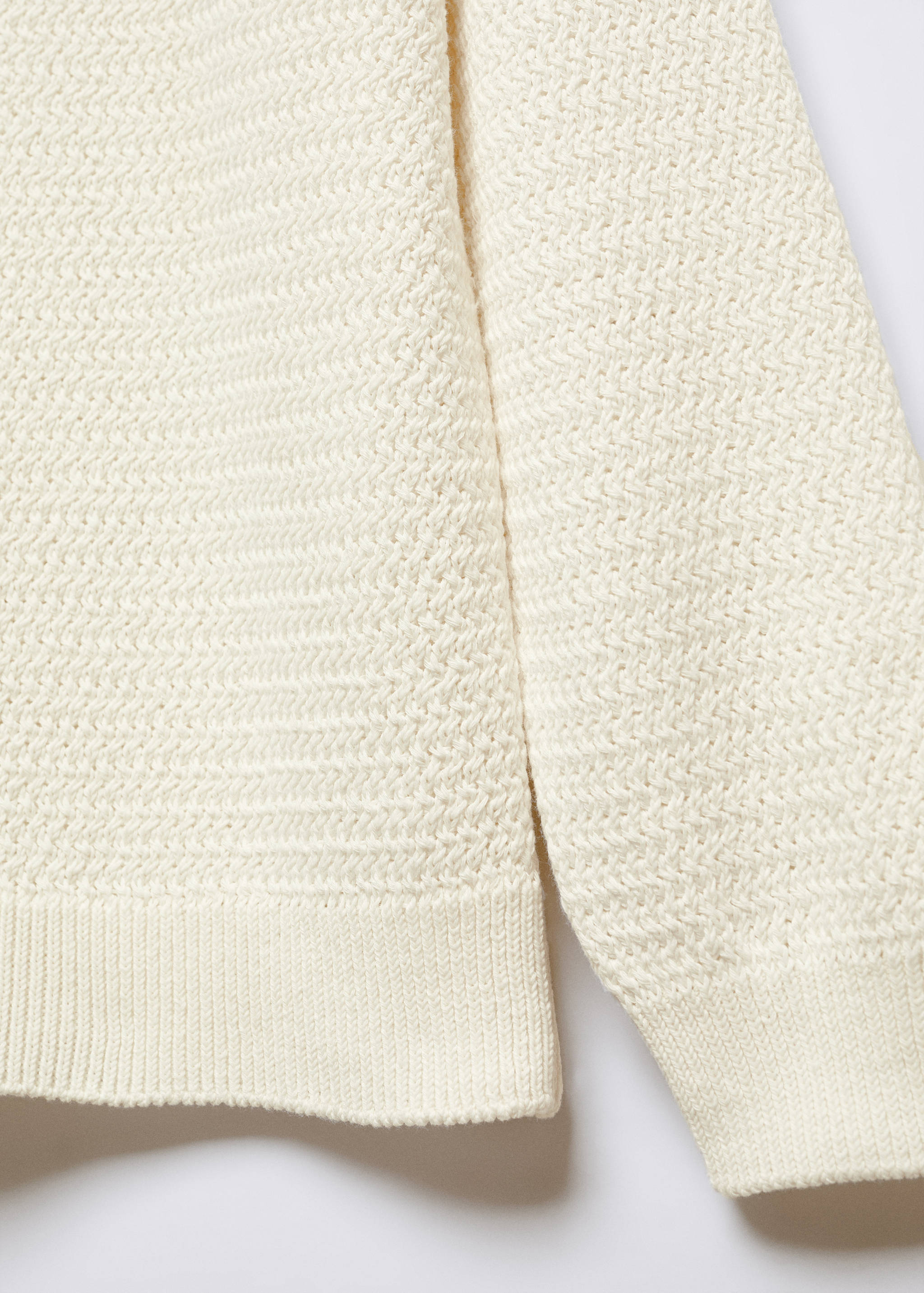 Baumwollpullover mit V-Ausschnitt - Detail des Artikels 8