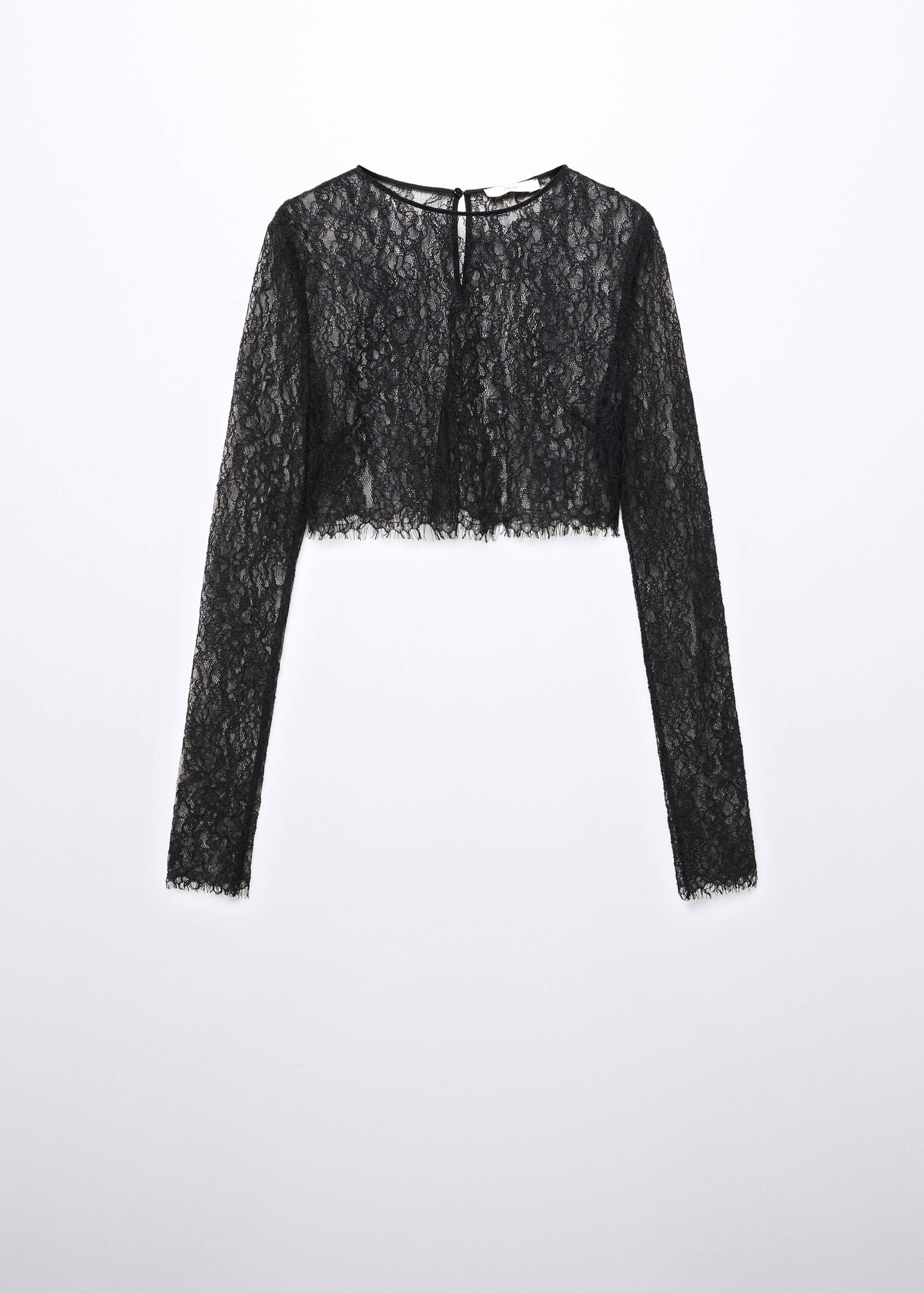 Blouse crop dentelle - Article sans modèle