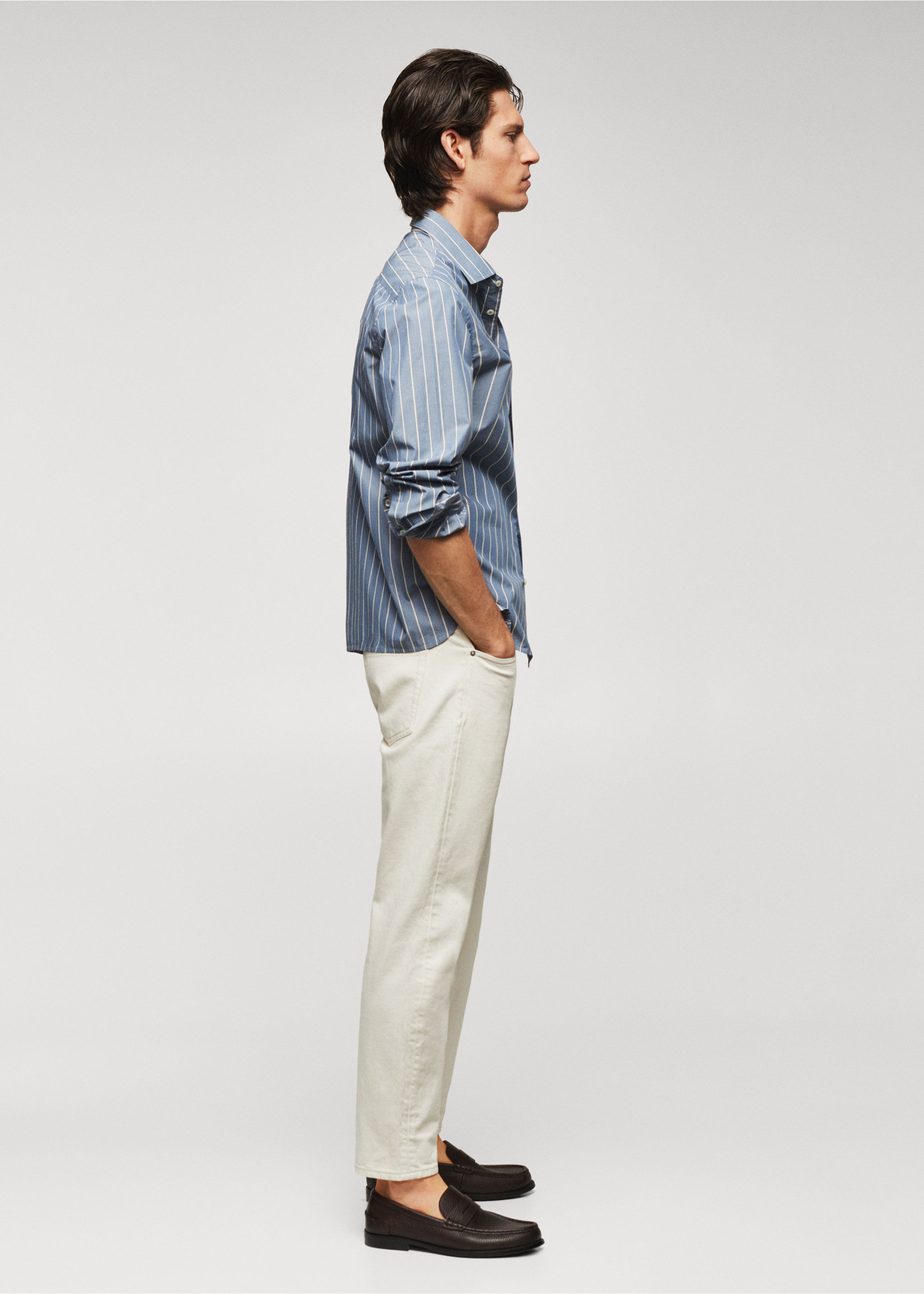 Chemise 100 % coton rayures - Détail de l'article 2