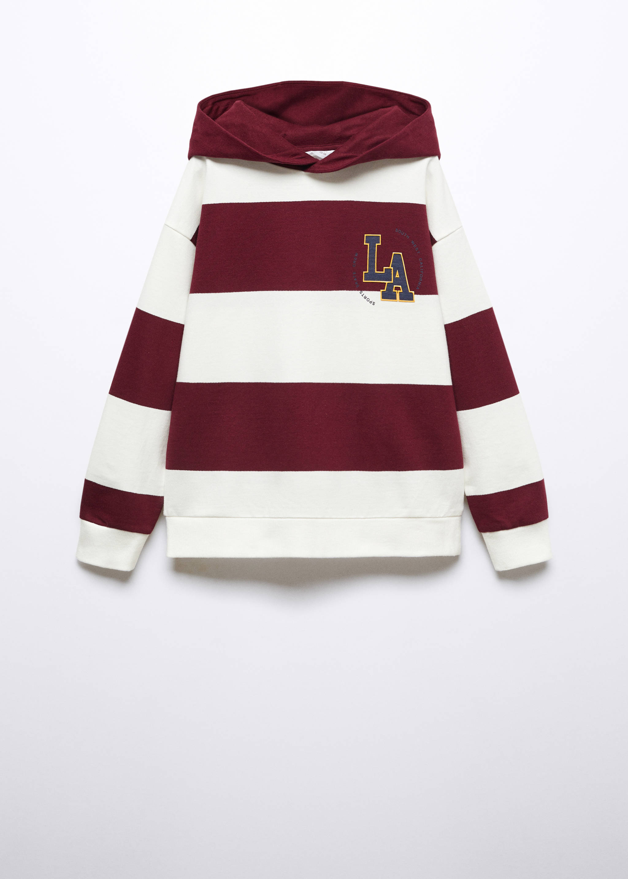 Gestreept katoenen sweatshirt - Artikel zonder model