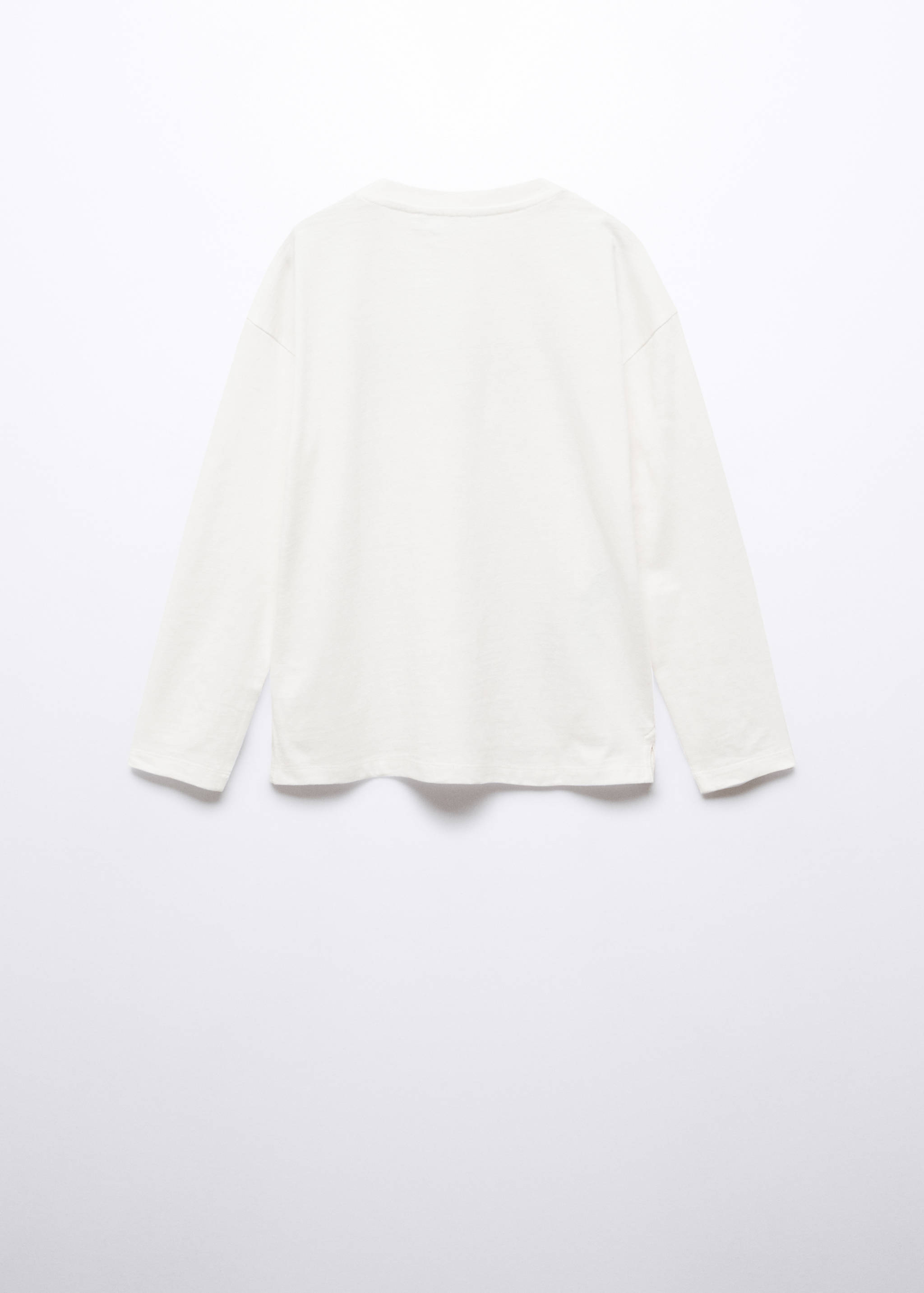 Langärmliges Print-T-Shirt - Rückseite des Artikels