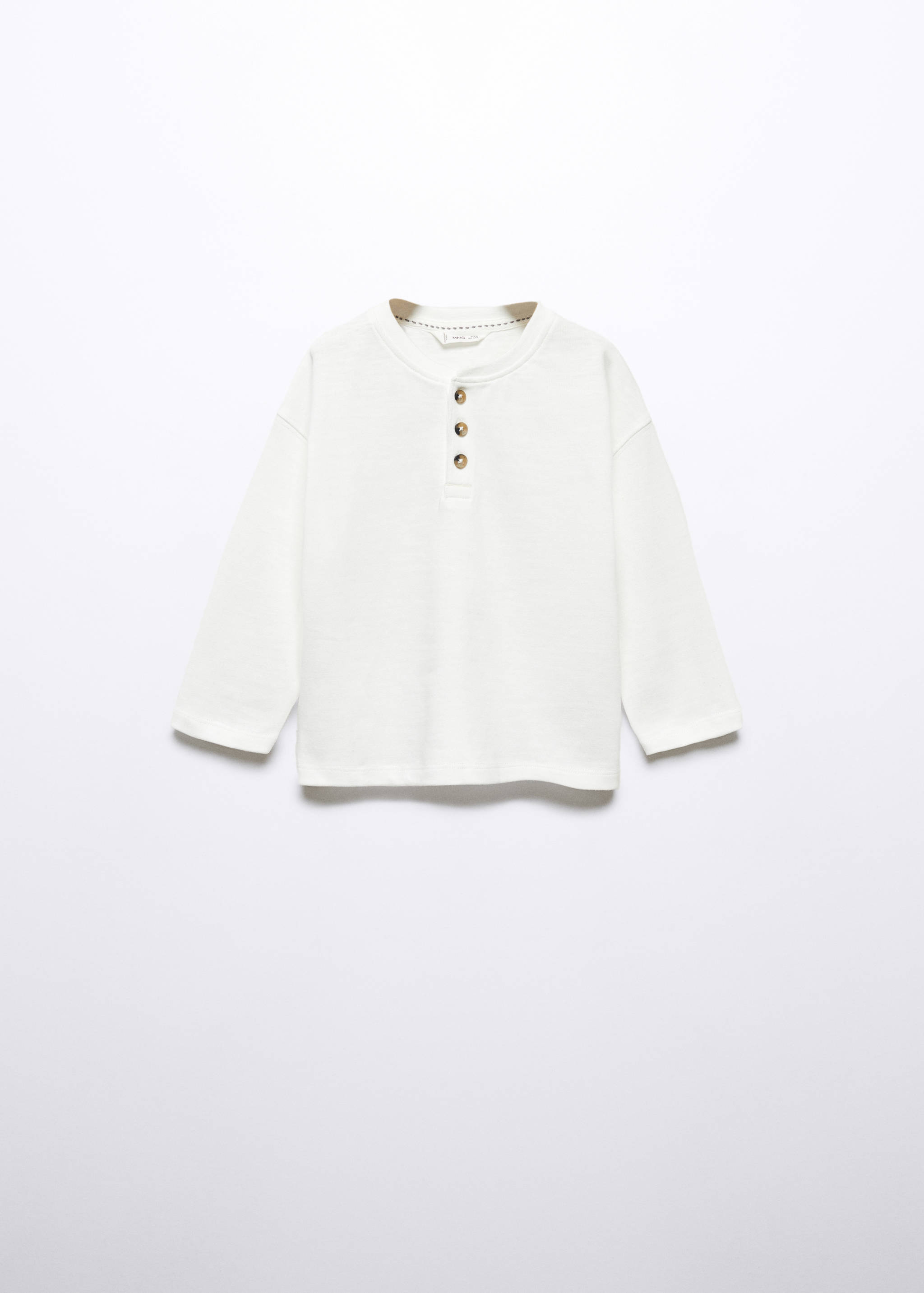 Langärmliges Baumwoll-T-Shirt - Artikel ohne Model