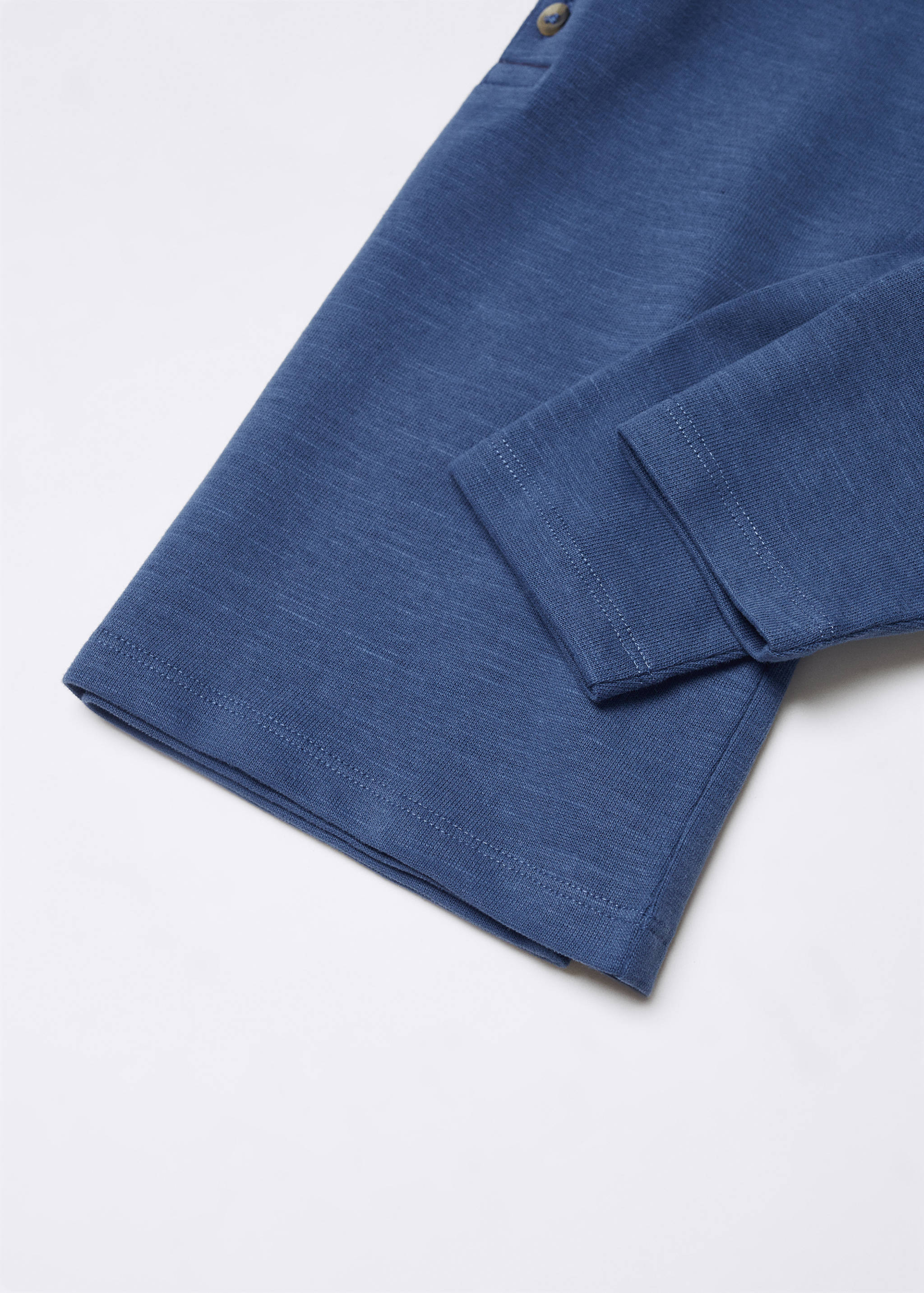 Langärmliges Baumwoll-T-Shirt - Detail des Artikels 0