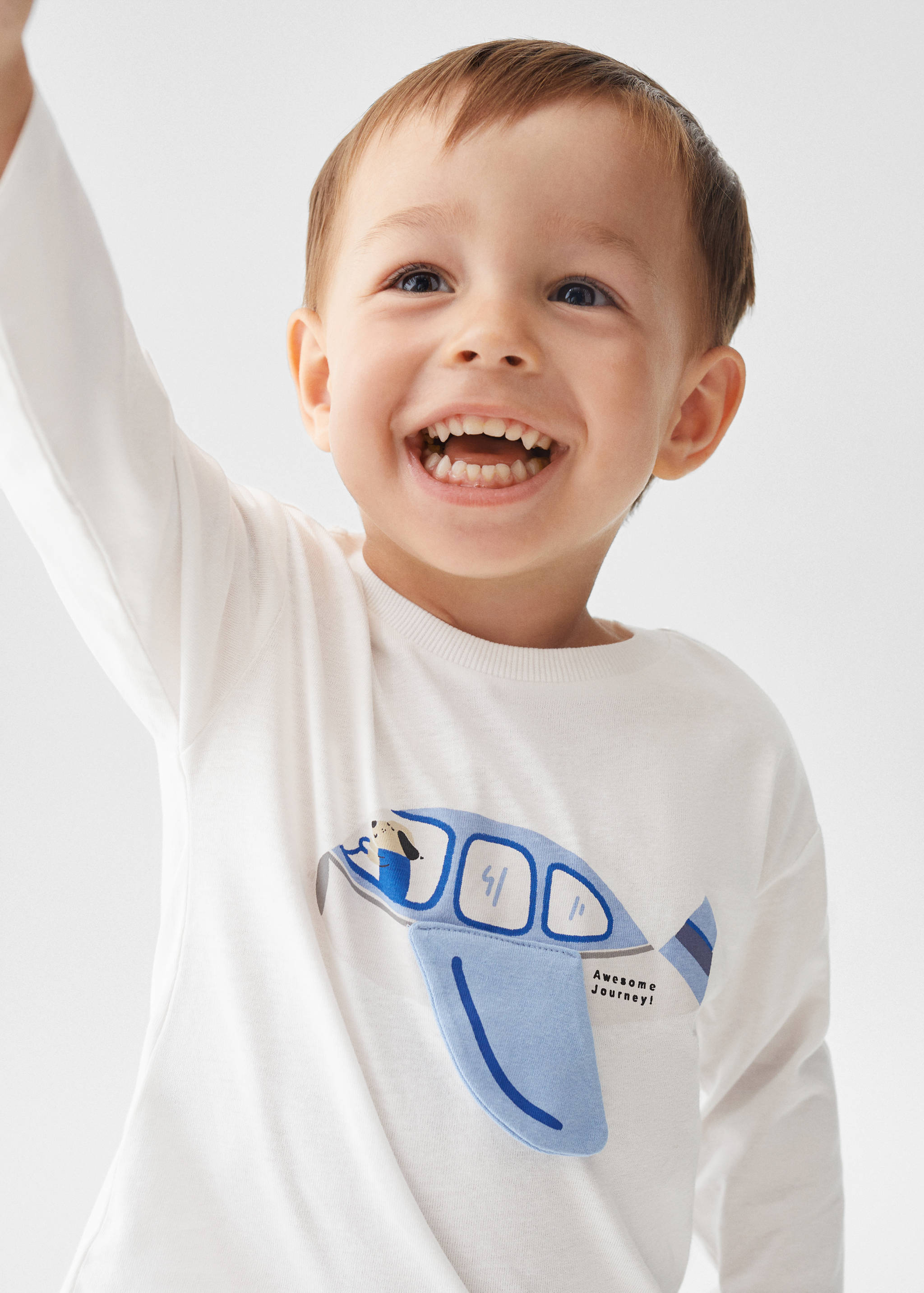 Bedrukt katoenen T-shirt - Detail van het artikel 1