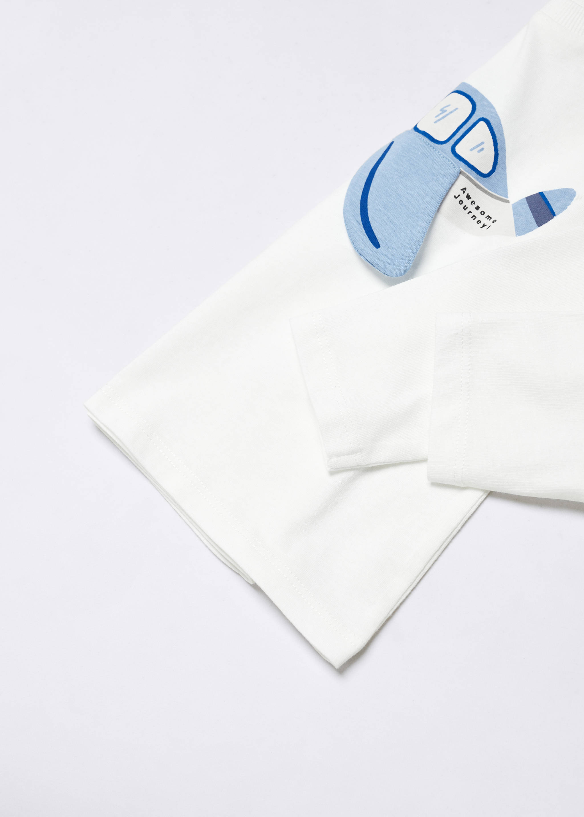 Bedrukt katoenen T-shirt - Detail van het artikel 8