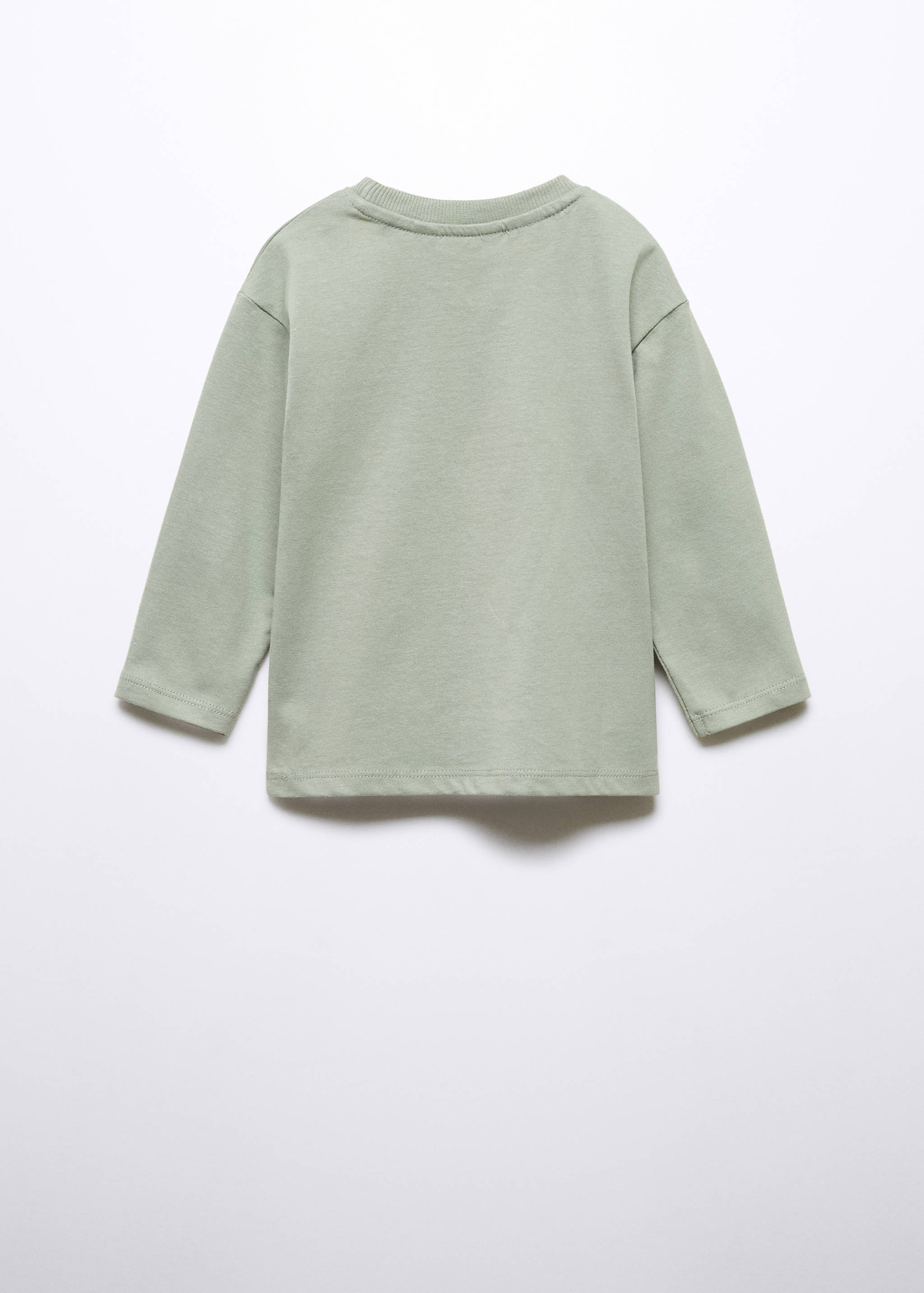 Bedrukt katoenen T-shirt - Achterkant van het artikel