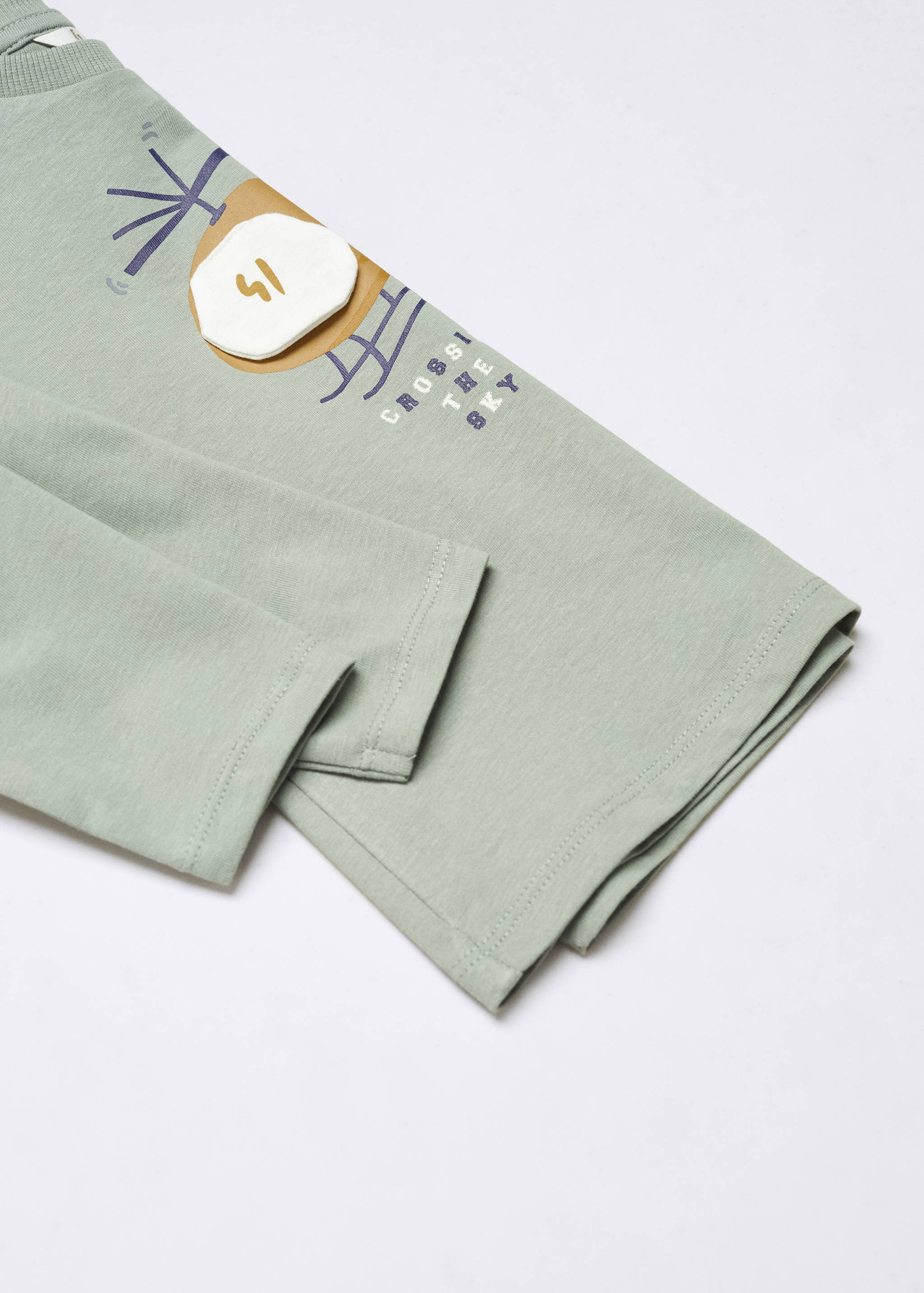 Bedrukt katoenen T-shirt - Detail van het artikel 8