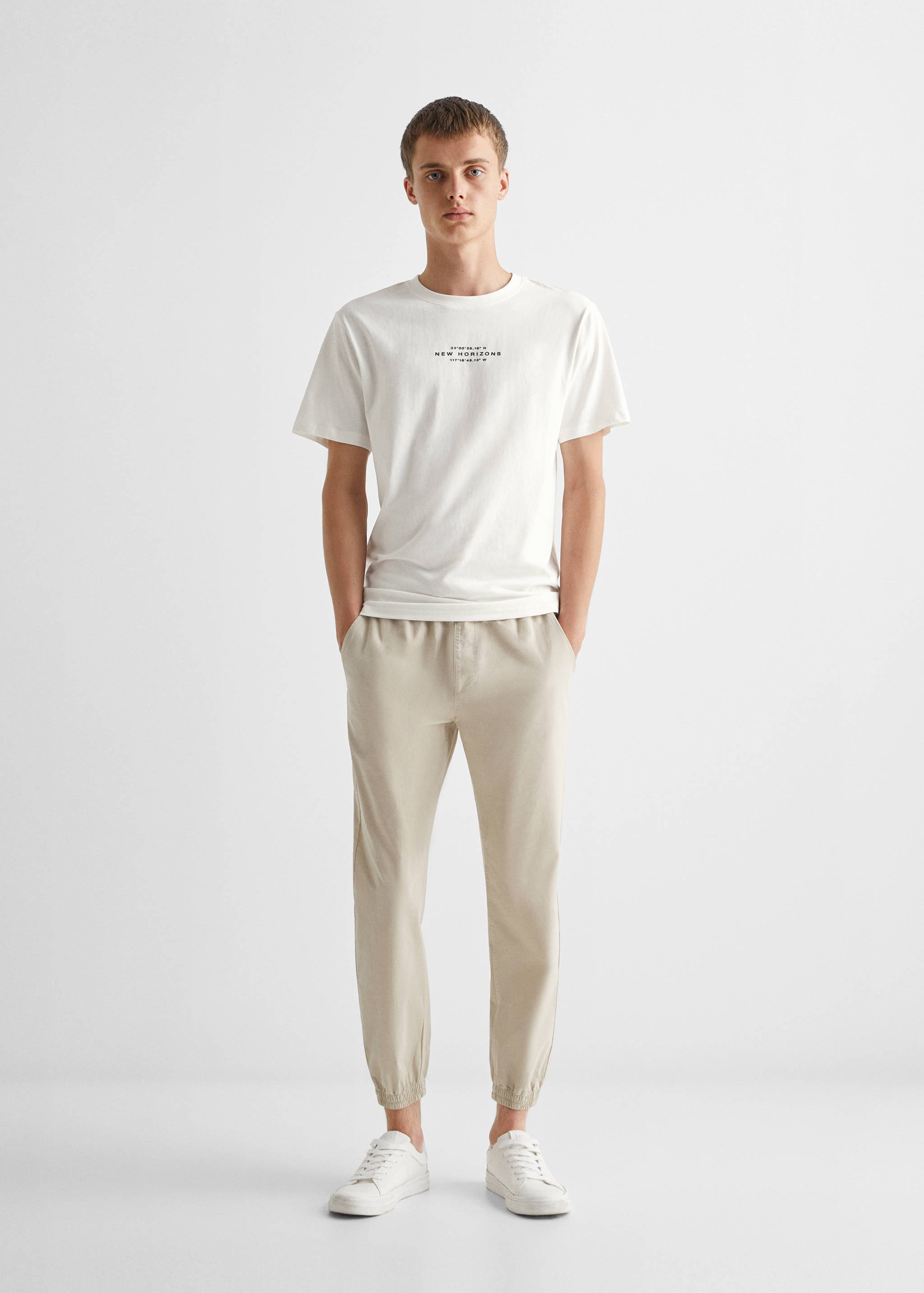 Printed message T-shirt - General plane