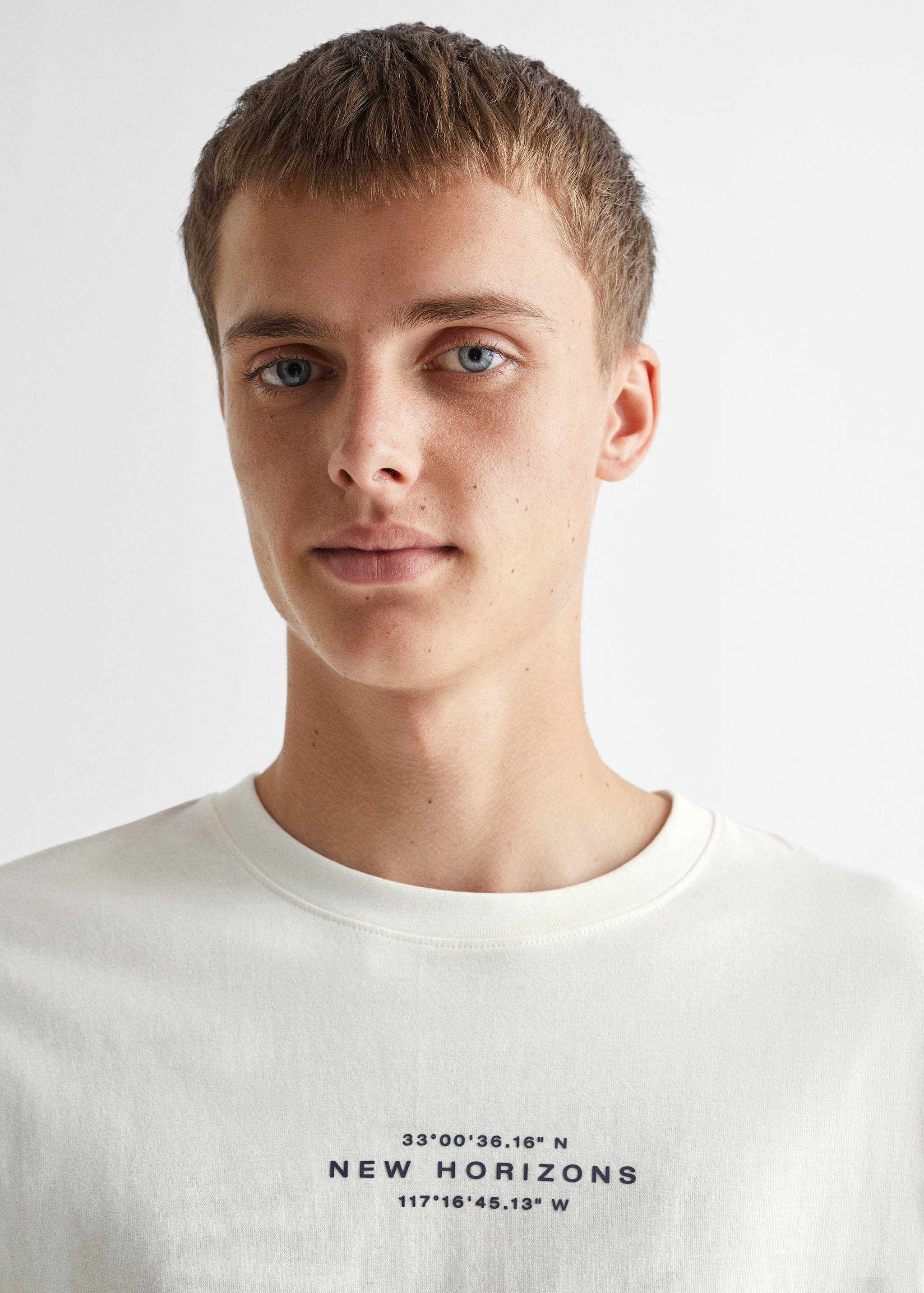 Printed message T-shirt - Details of the article 1