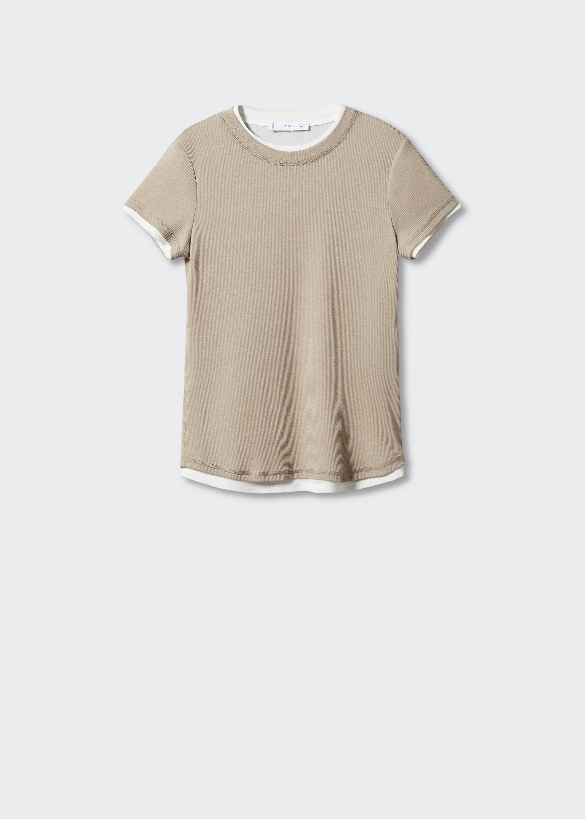 Double-layered T-shirt - Article without model