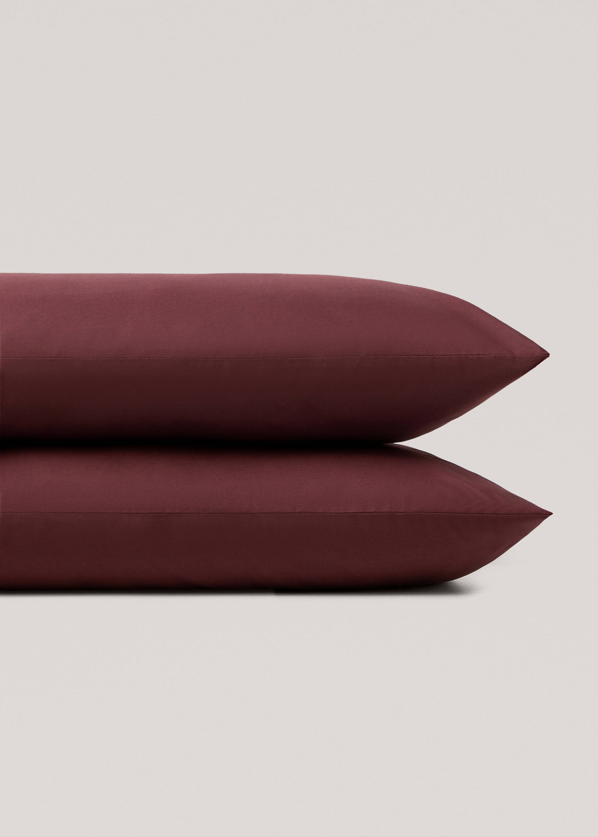 Cotton pillow case (180 threads) 50x75cm (Pack of 2) - Details of the article 1