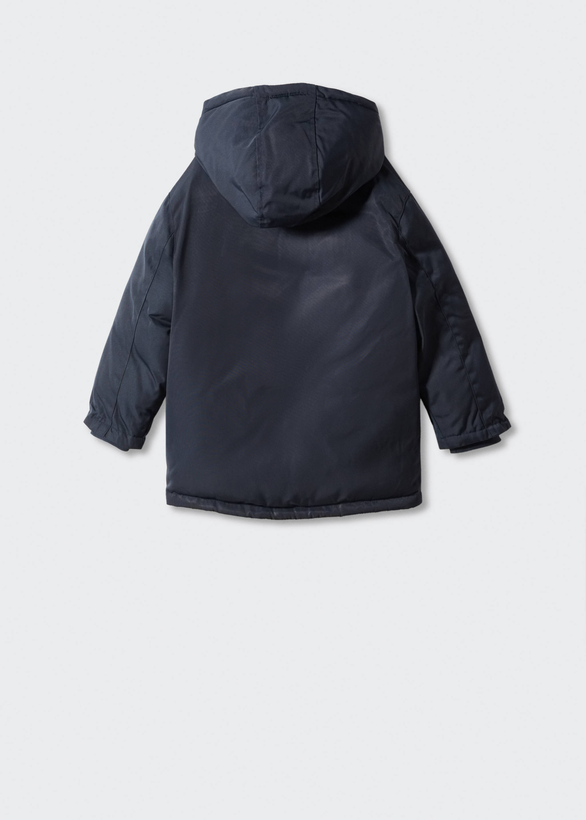 Hood puffer coat - Reverse of the article