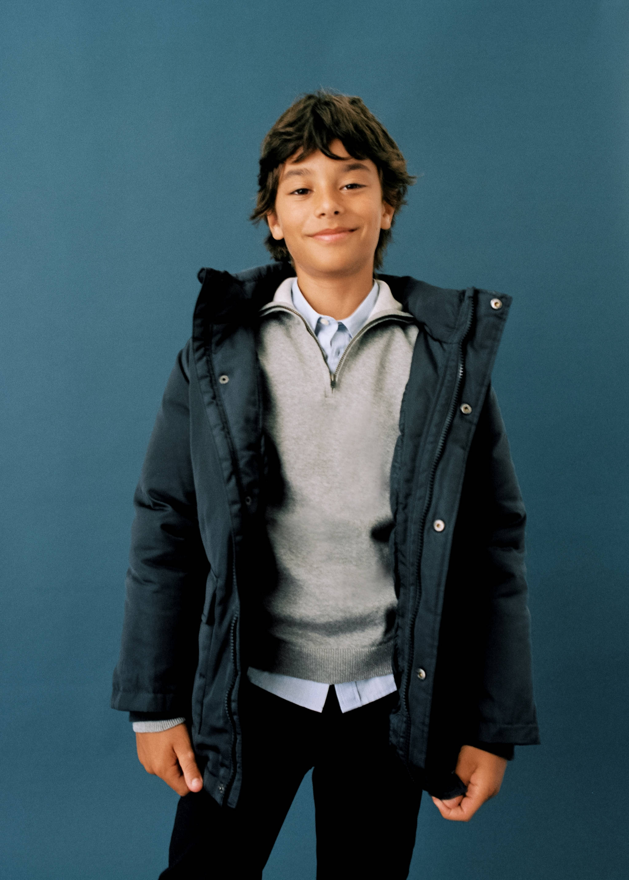 Hood puffer coat - Details of the article 5