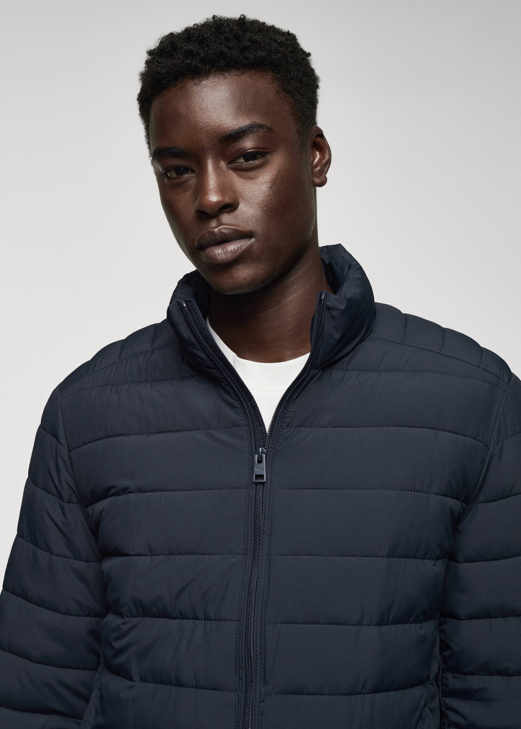Ultra-lightweight water-repellent quilted anorak - Details of the article 1
