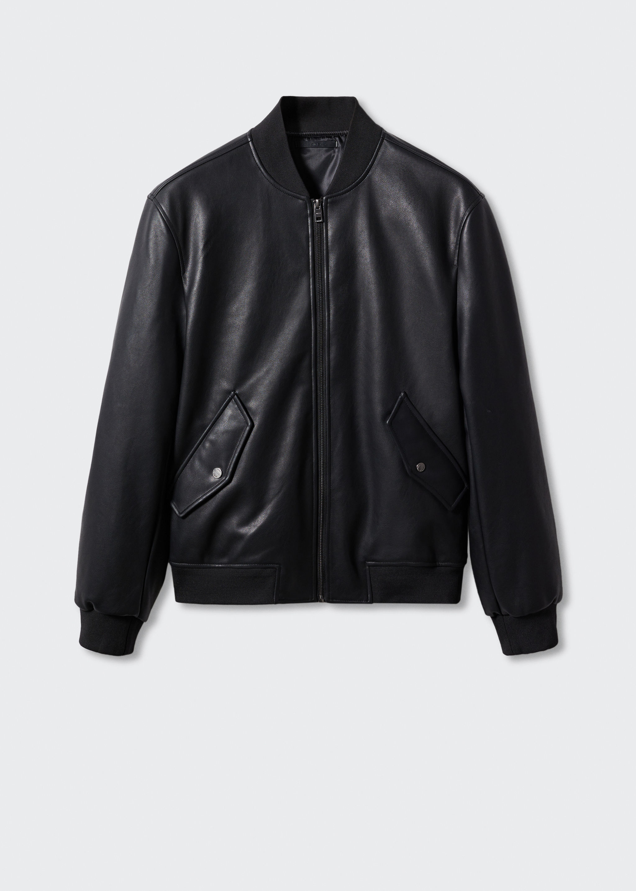 Caçadora bomber efecte pell - Article sense model