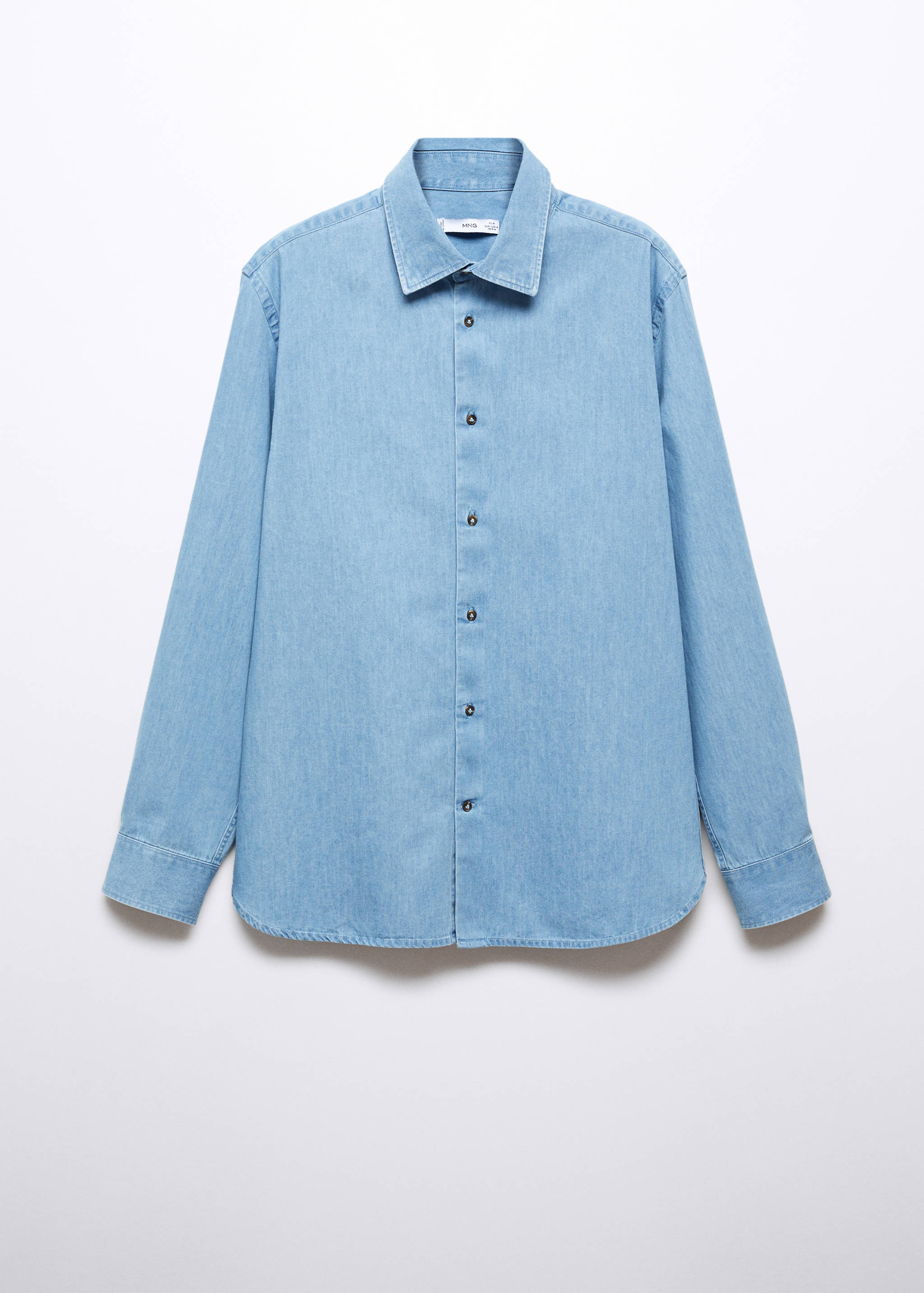 Camisa slim fit cambrai cotó - Article sense model