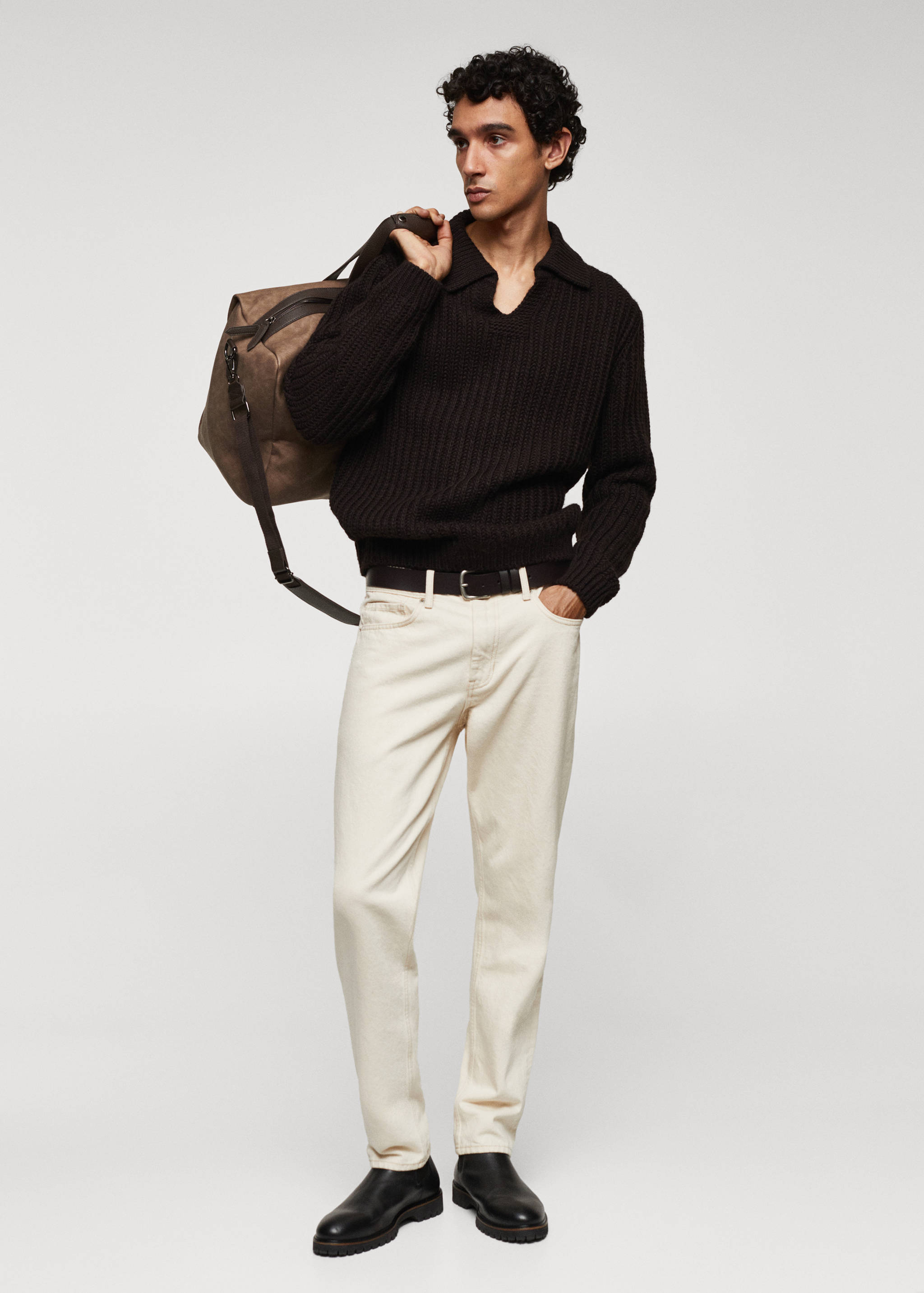 Faux-leather travel bowling bag - General plane