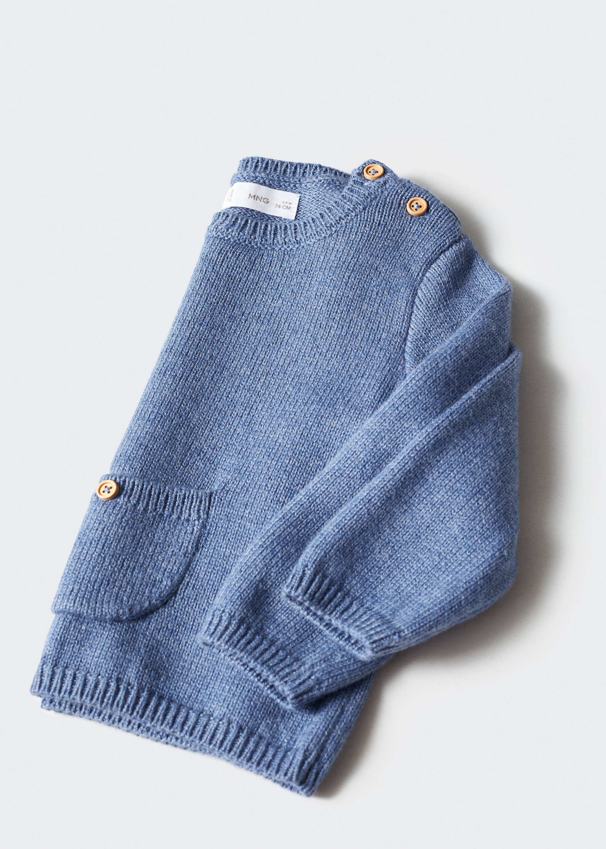 Knit cotton sweater - Details of the article 8