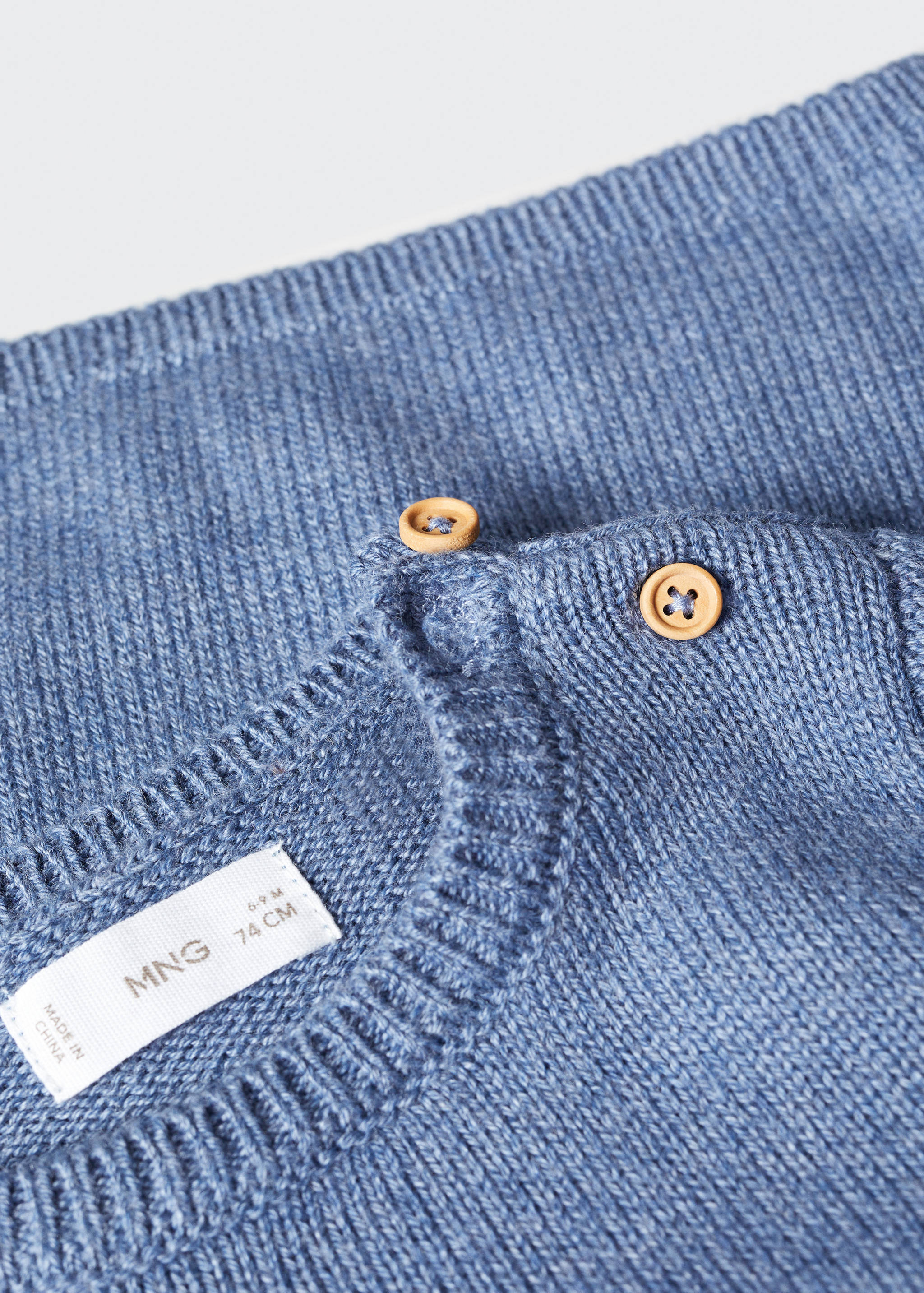Knit cotton sweater - Details of the article 0