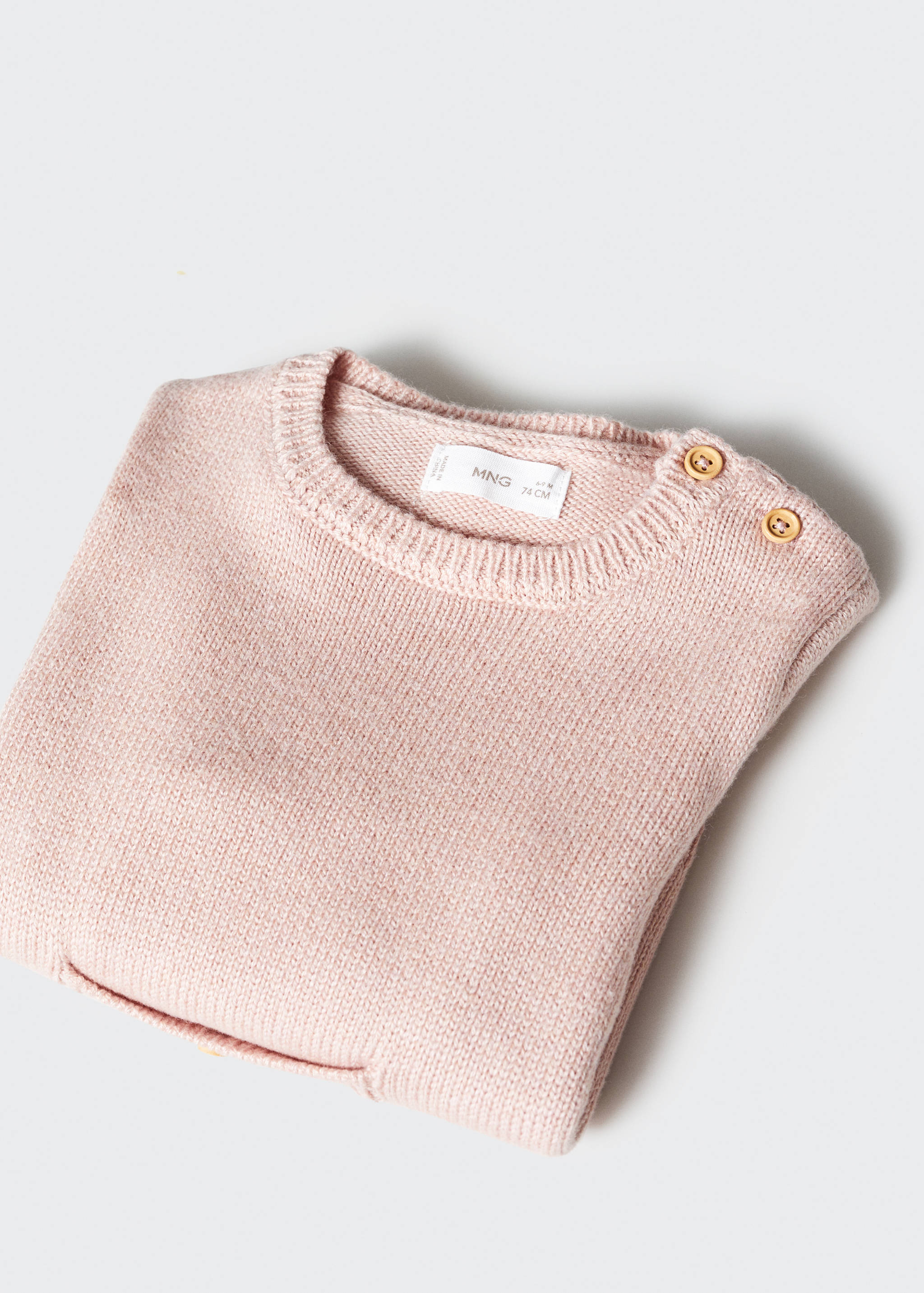 Knit cotton sweater - Details of the article 8