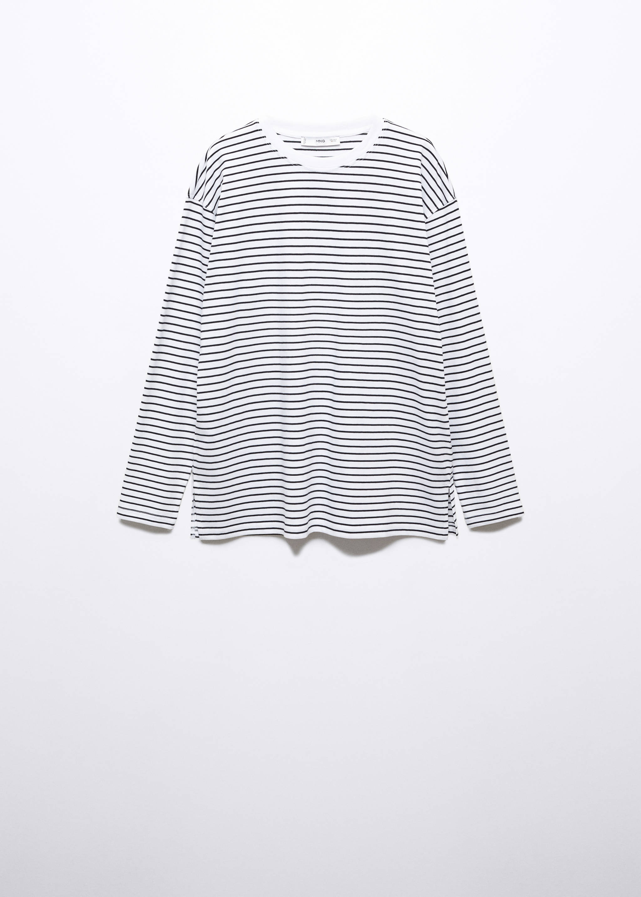 Gestreiftes Oversized-T-Shirt - Artikel ohne Model