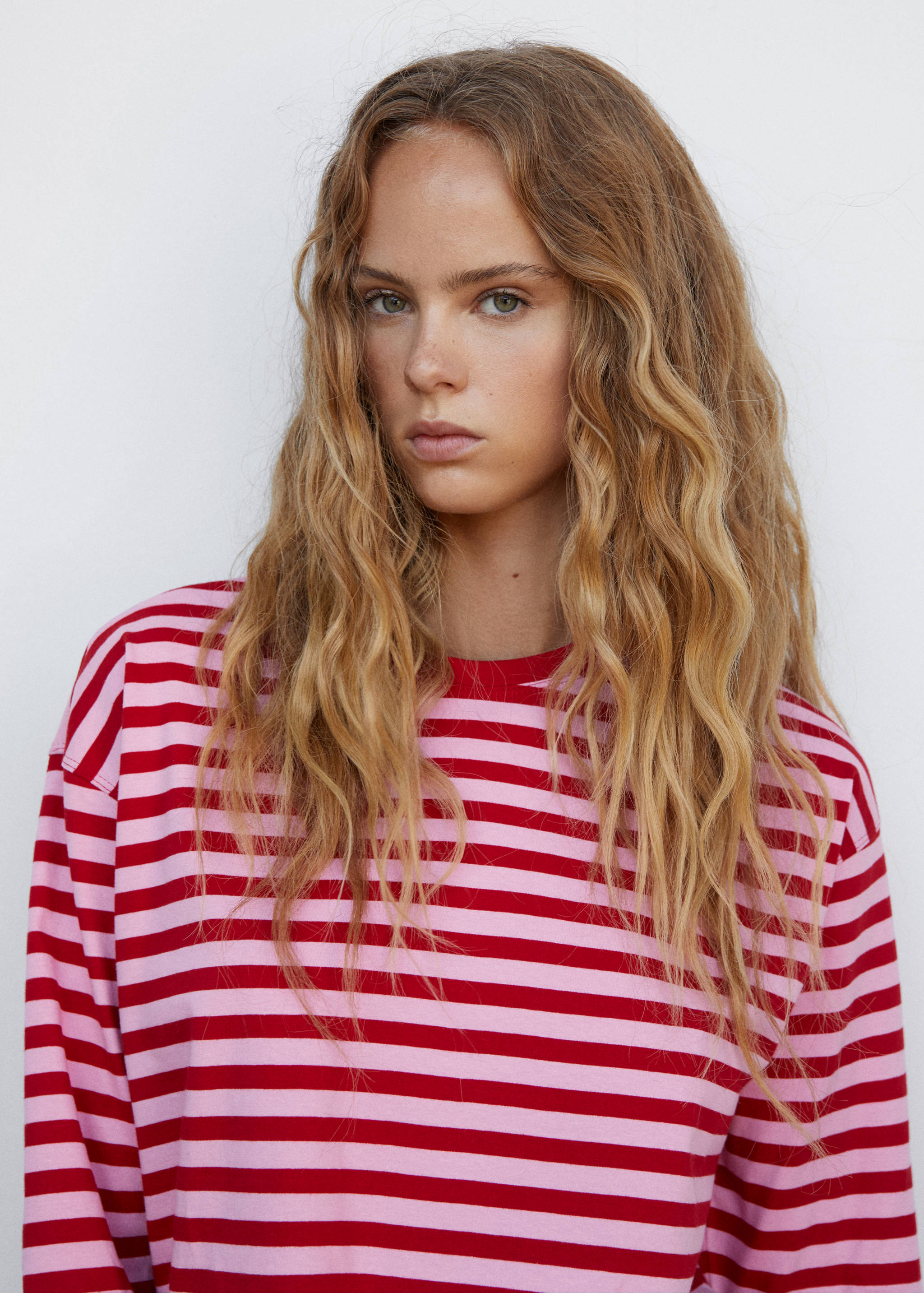 Gestreiftes Oversized-T-Shirt - Detail des Artikels 1