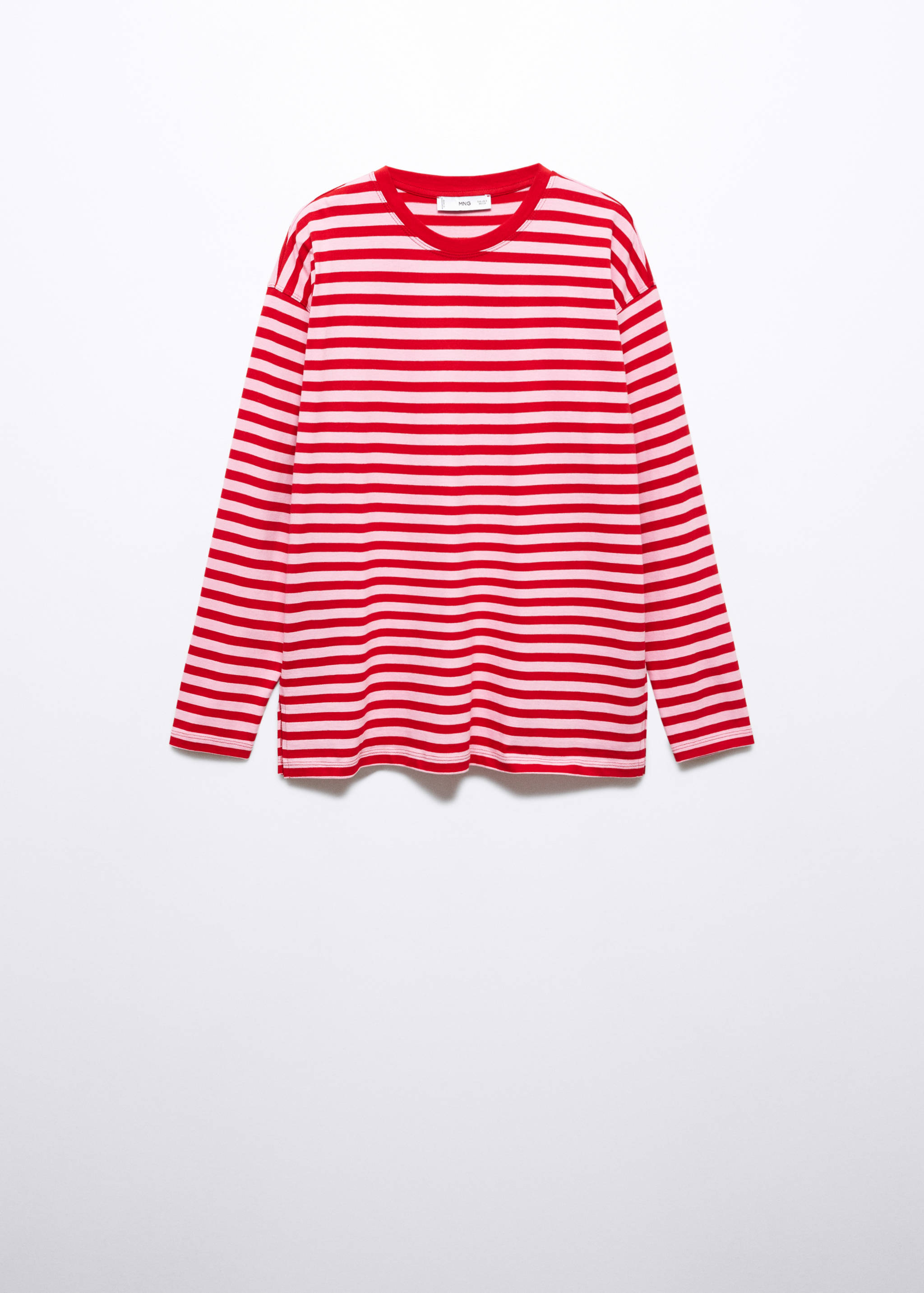 Gestreiftes Oversized-T-Shirt - Artikel ohne Model
