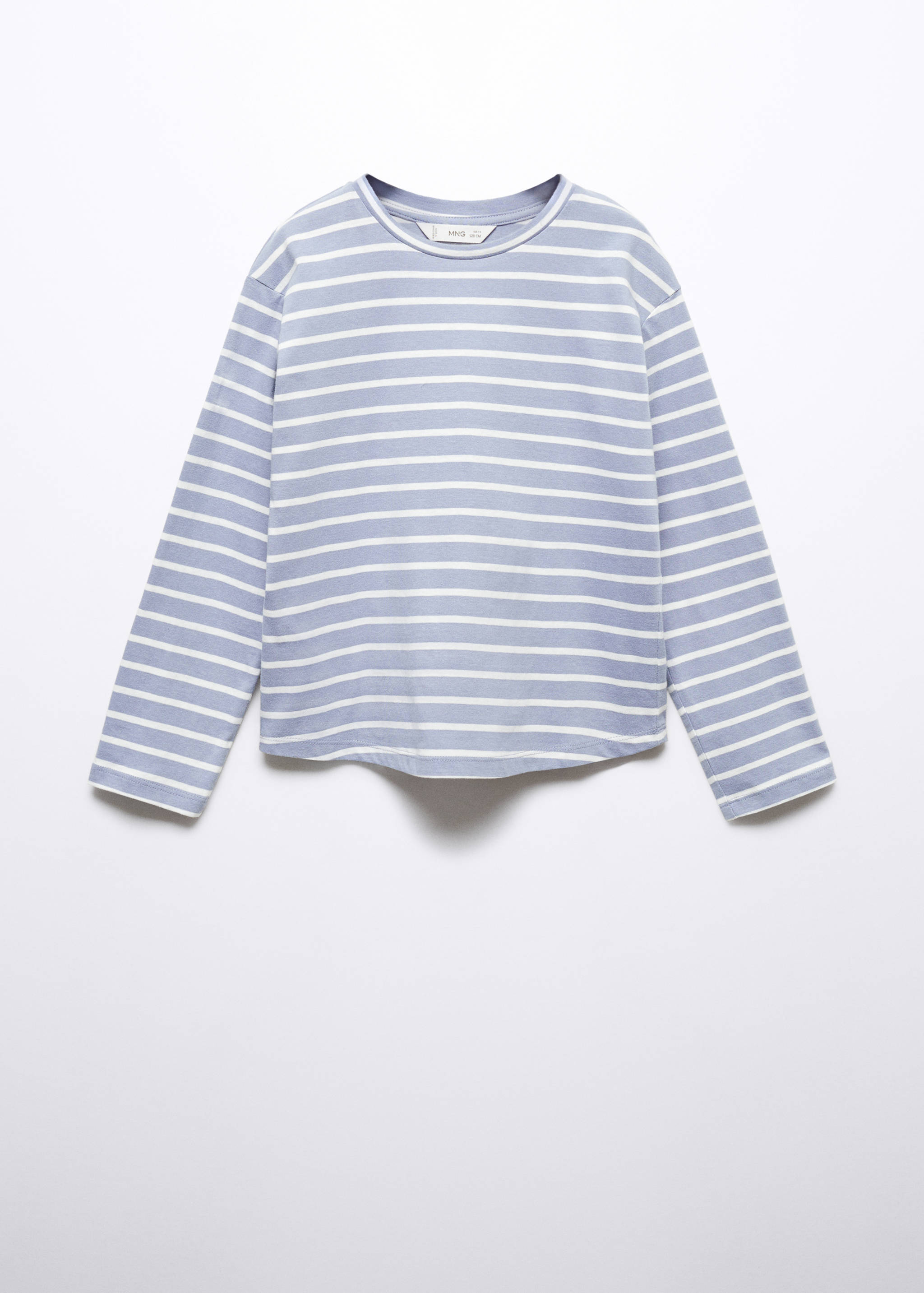 Langärmliges T-Shirt mit Streifen - Artikel ohne Model