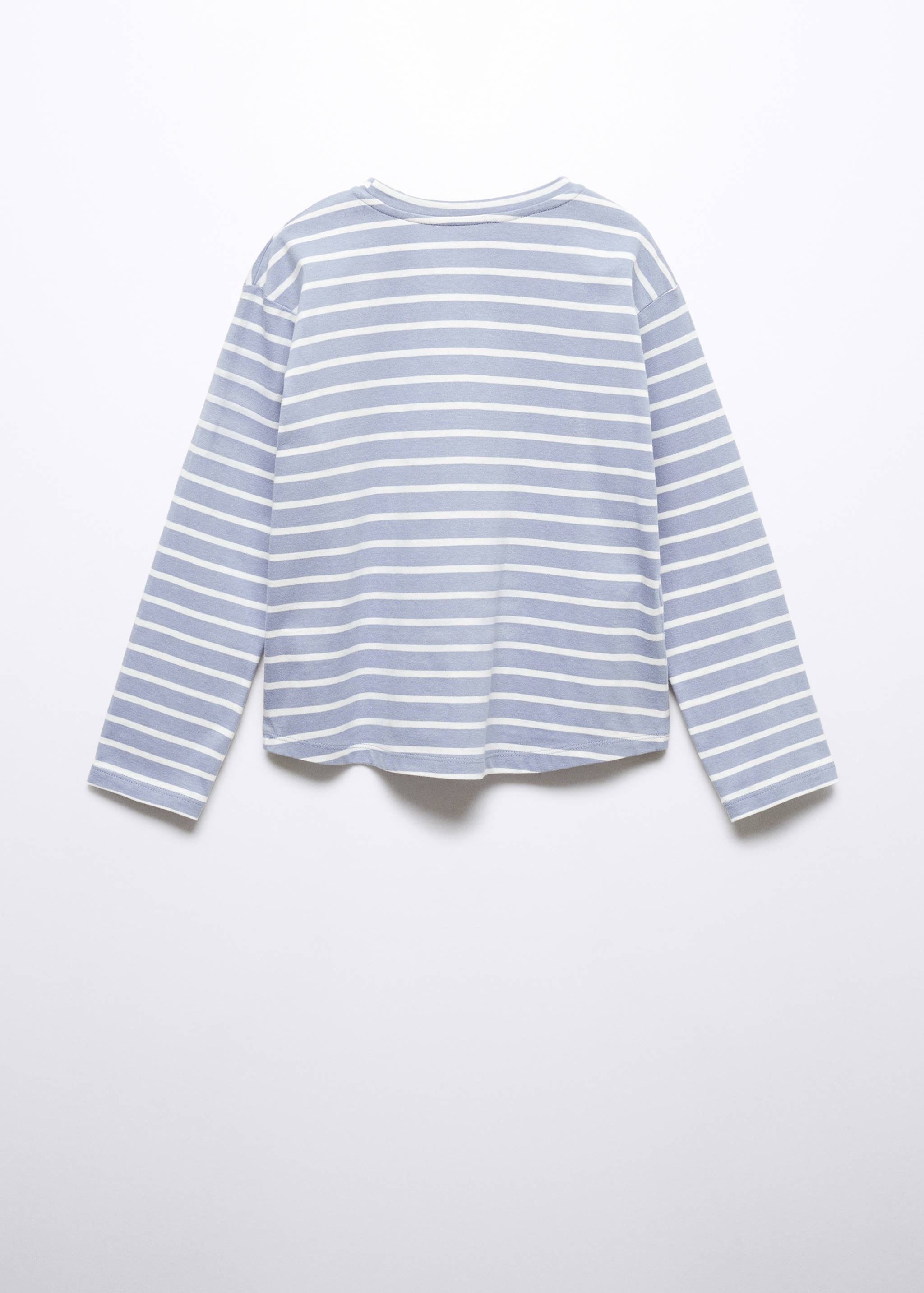 Langärmliges T-Shirt mit Streifen - Rückseite des Artikels