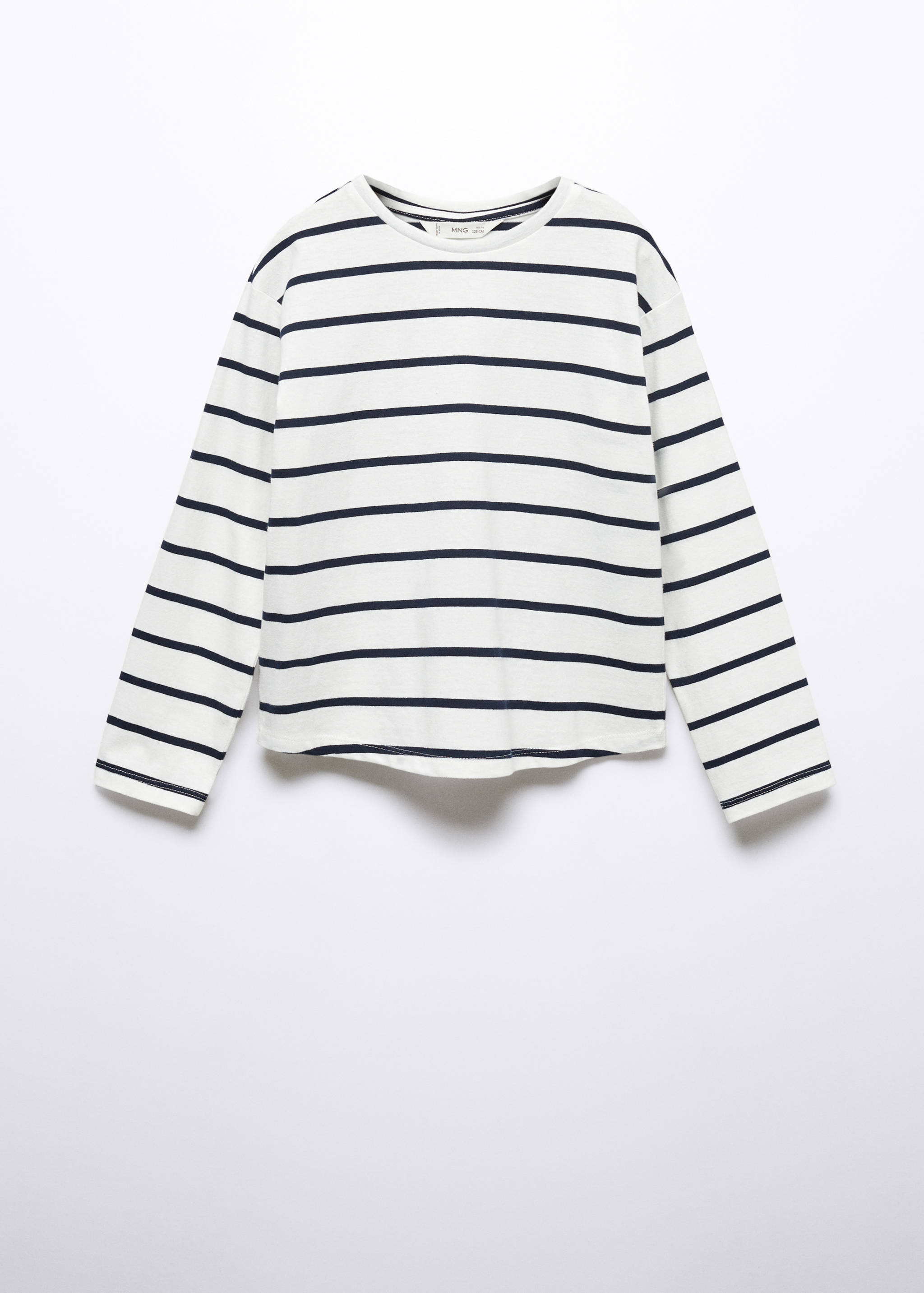 Langärmliges T-Shirt mit Streifen - Artikel ohne Model