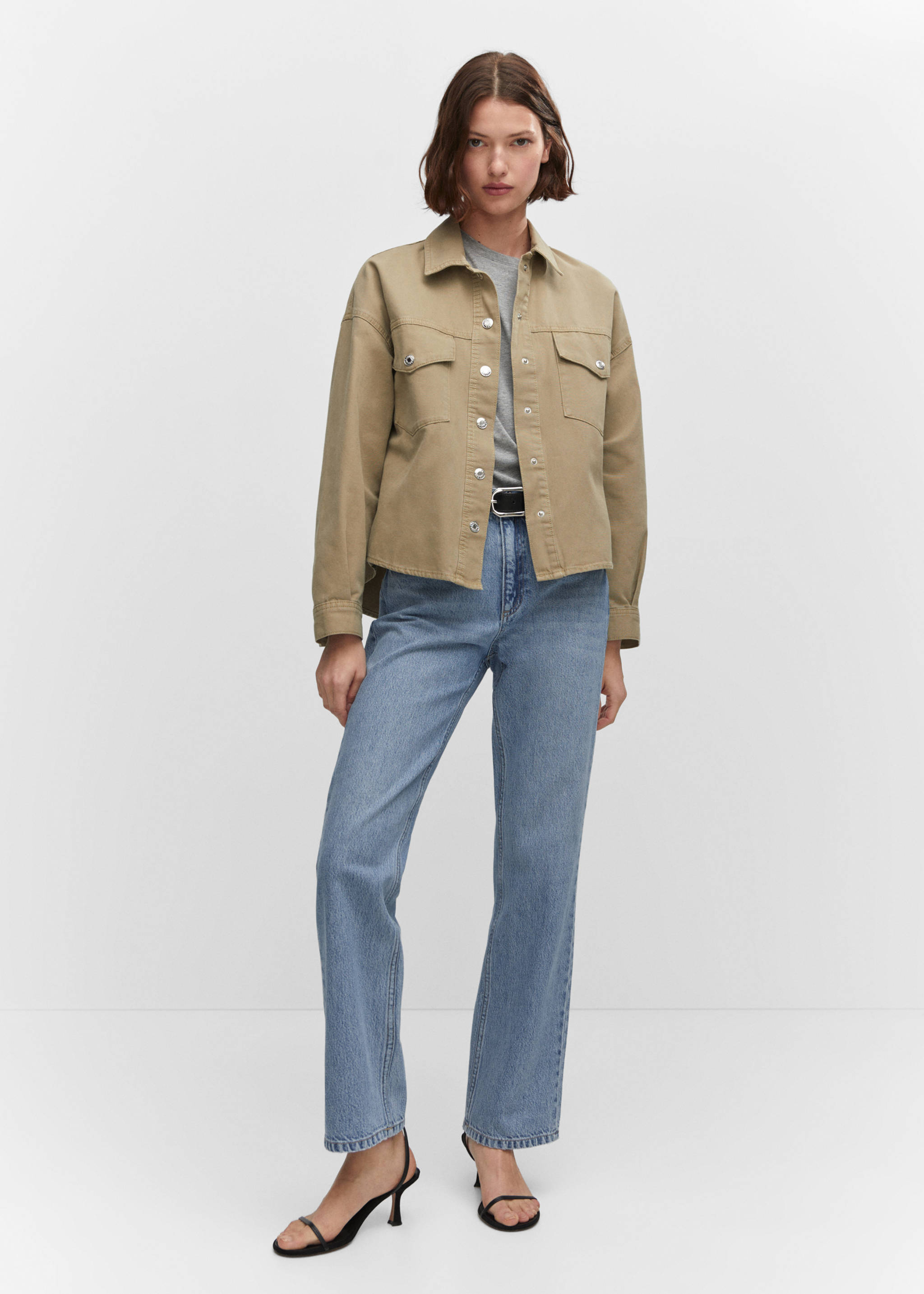 Jean droit taille normale - Plan général